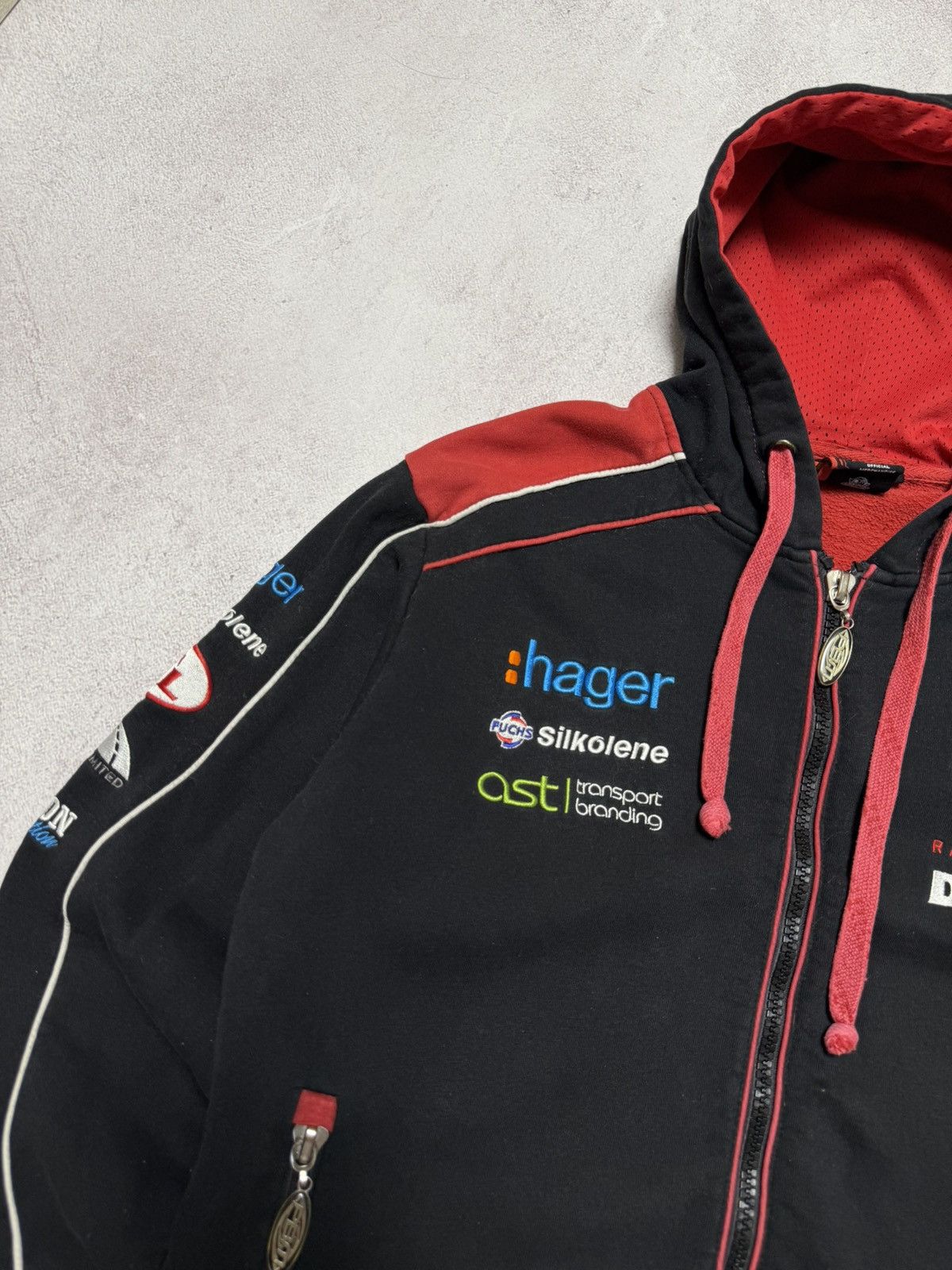 Ducati × Formula 1 Vintage Ducati Racing Hoodie Jacket Formula 1 Black 90s Size US S / EU 44-46 / 1 - 4 Thumbnail