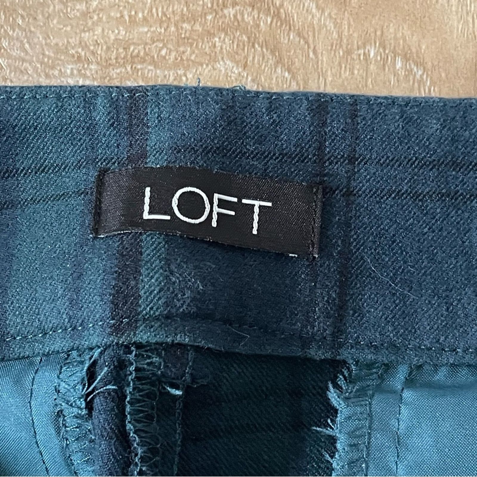 Loft LOFT Plaid Marisa Pant Size 27" / US 4 / IT 40 - 8 Thumbnail