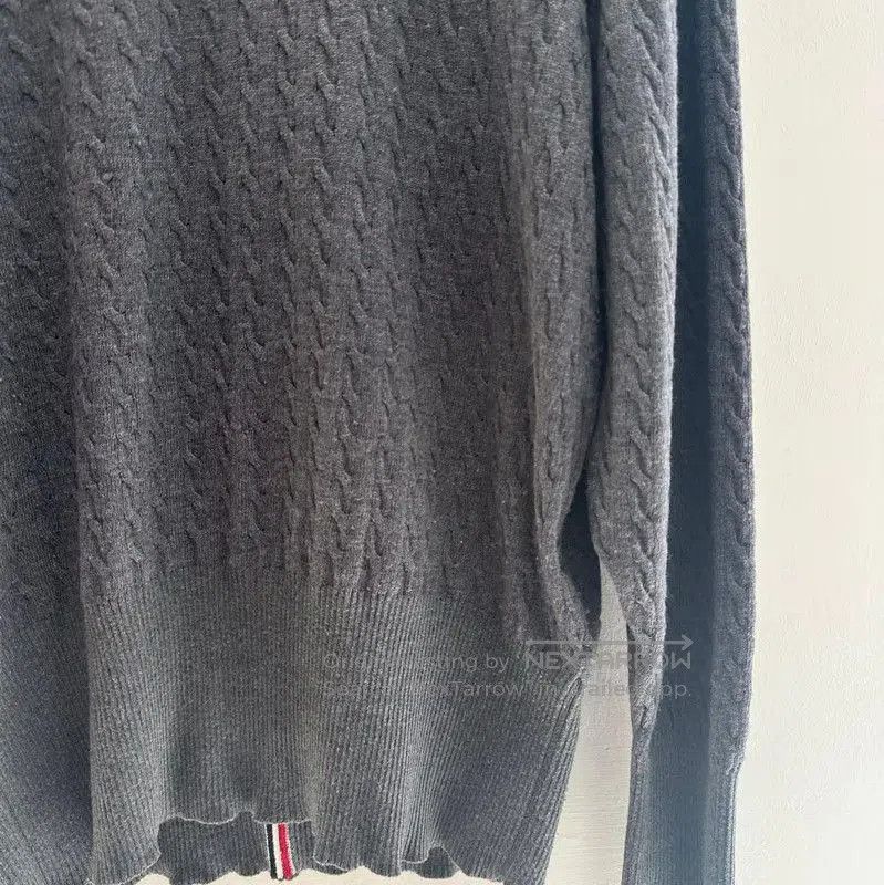 Thom Browne Thom Browne Gray Wool Striped Long Sleeve Sweater . Size US XXL / EU 58 / 5 - 5 Thumbnail