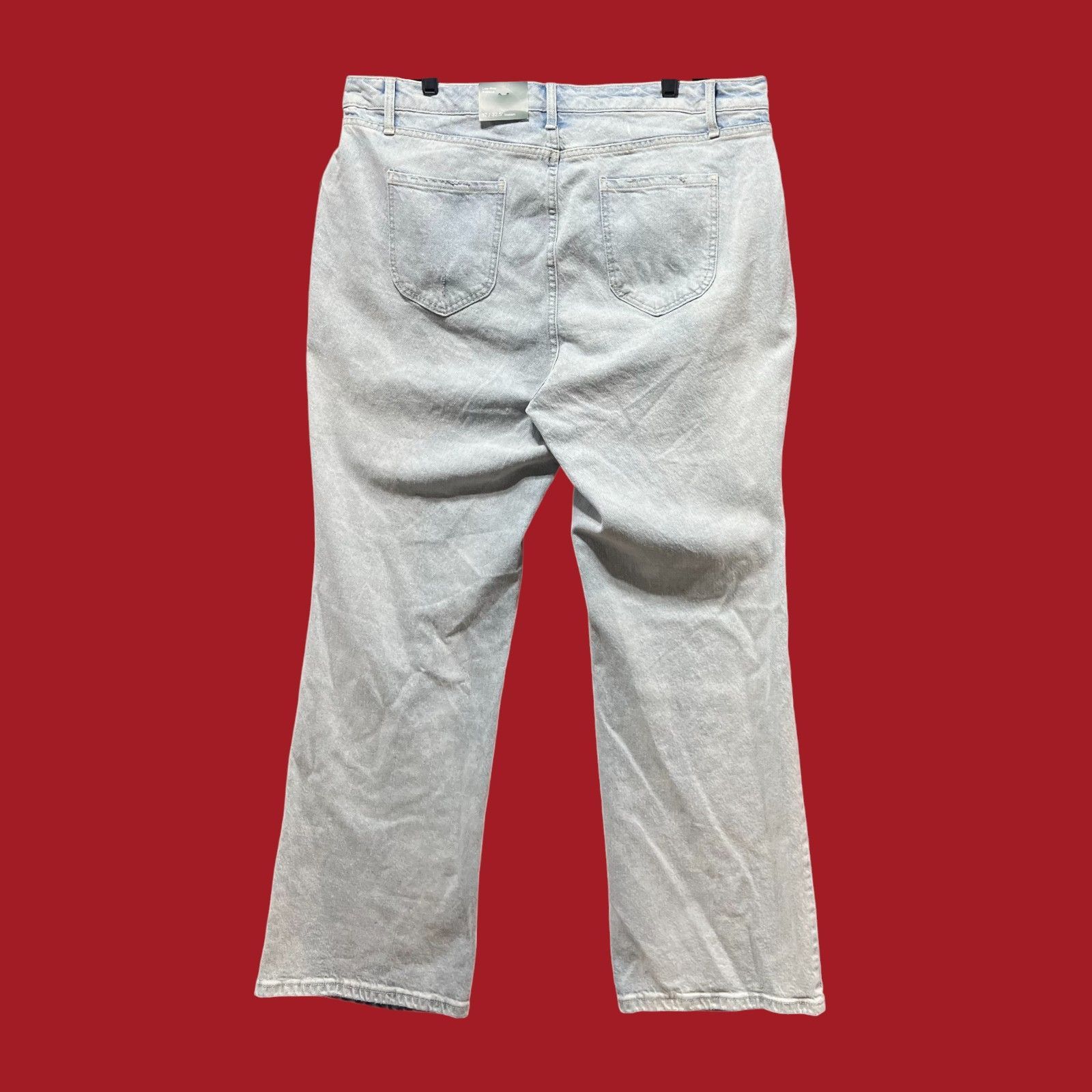 Other Wild Fable - Women's Low-Rise Bootcut Baggy Jeans - Light Bl Size 39" - 4 Thumbnail