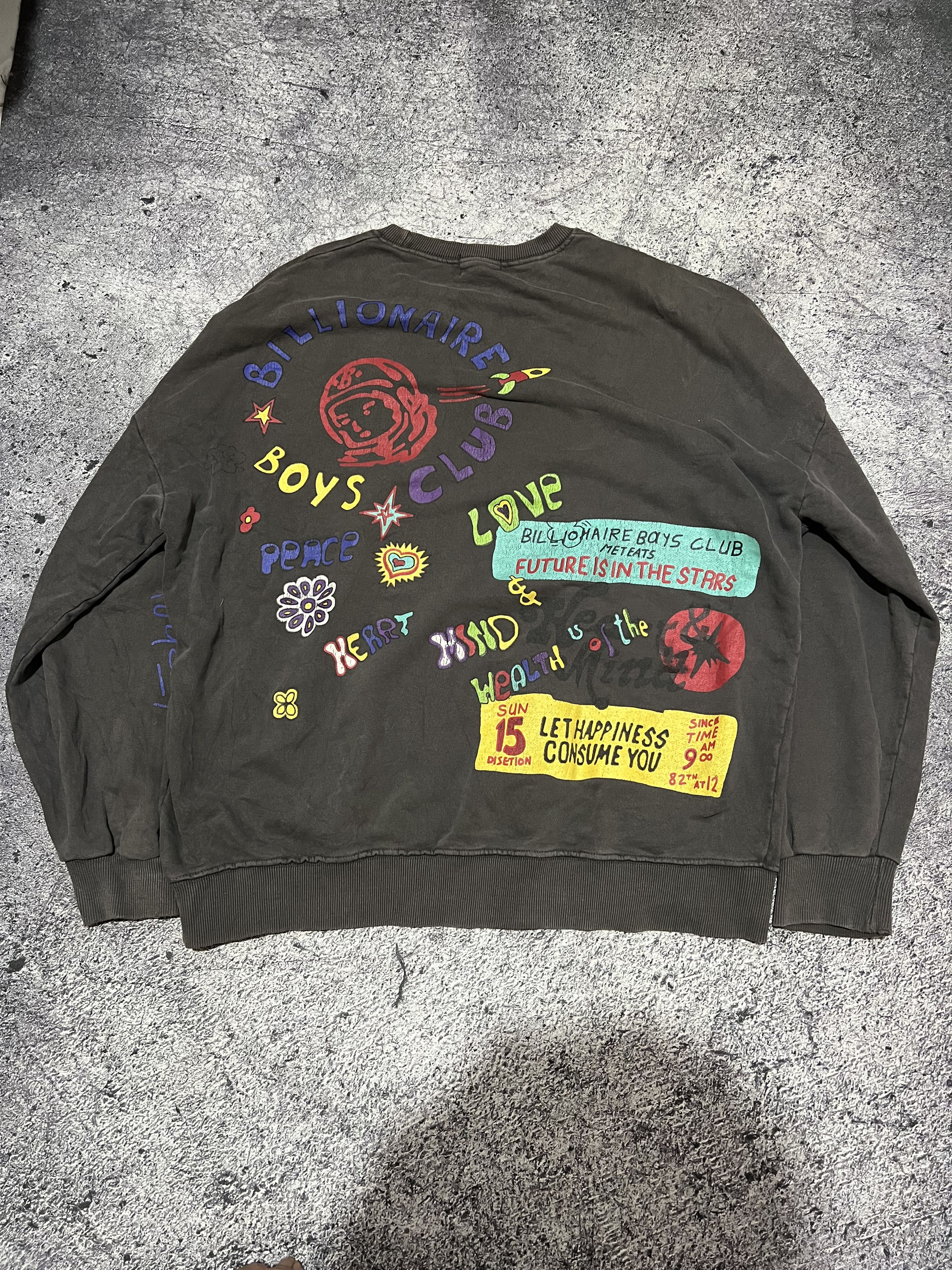 Number (N)ine 2000s Billionaire Boys Club Hysteric Bape Print Crewneck y2k Size US L / EU 52-54 / 3 - 2 Thumbnail