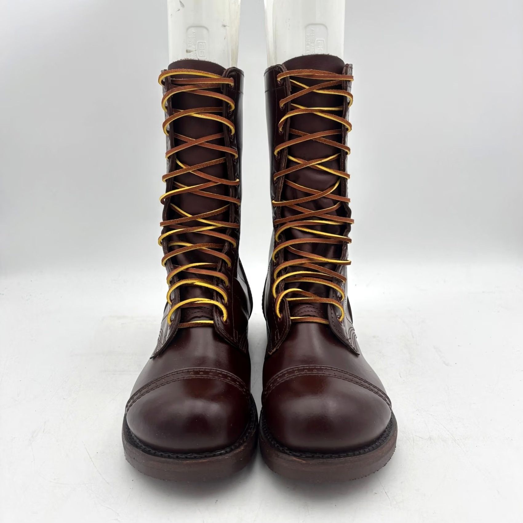 Vintage VINTAGE Corcoran Jump Boots Brown 10" Men’s 13 D Combat Leather Shoes Mens Size US 13 / EU 46 - 2 Thumbnail