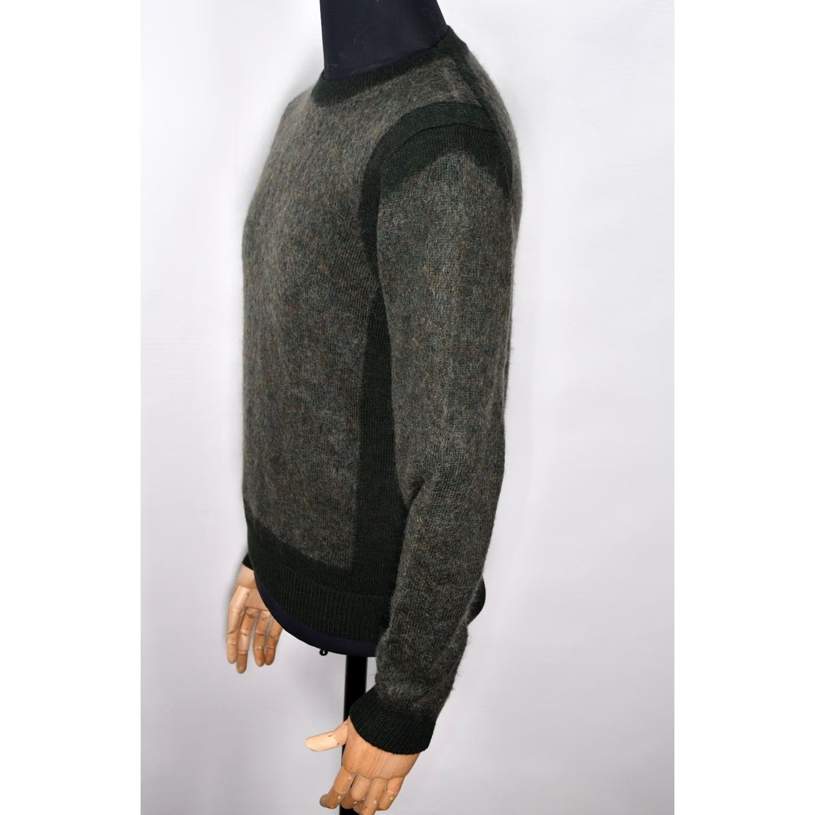 Acne Studios ACNE STUDIOS TRICK PANELED WOOLBLEND SWEATER M Green XS-XL? (Original only) Size US M / EU 48-50 / 2 - 3 Thumbnail