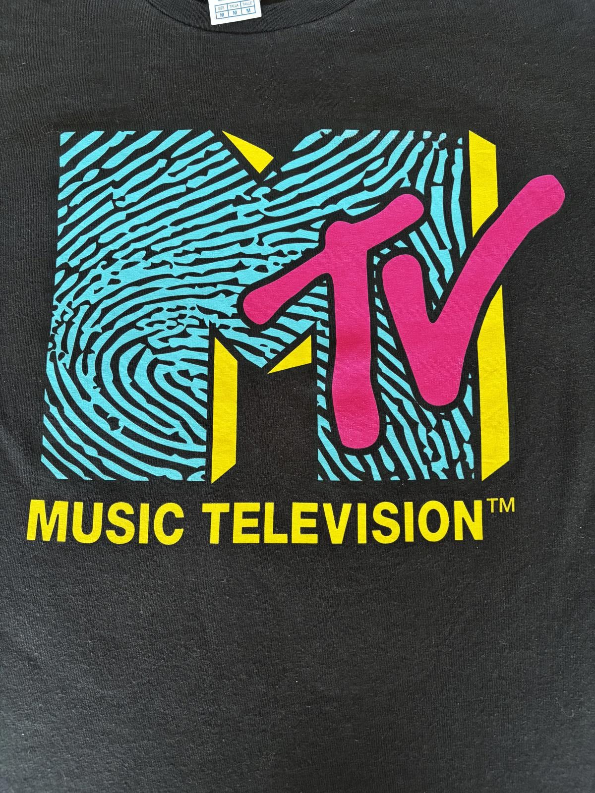 Hanes Vintage MTV Music Television T-Shirt - Classic Retro Design Size US M / EU 48-50 / 2 - 3 Thumbnail