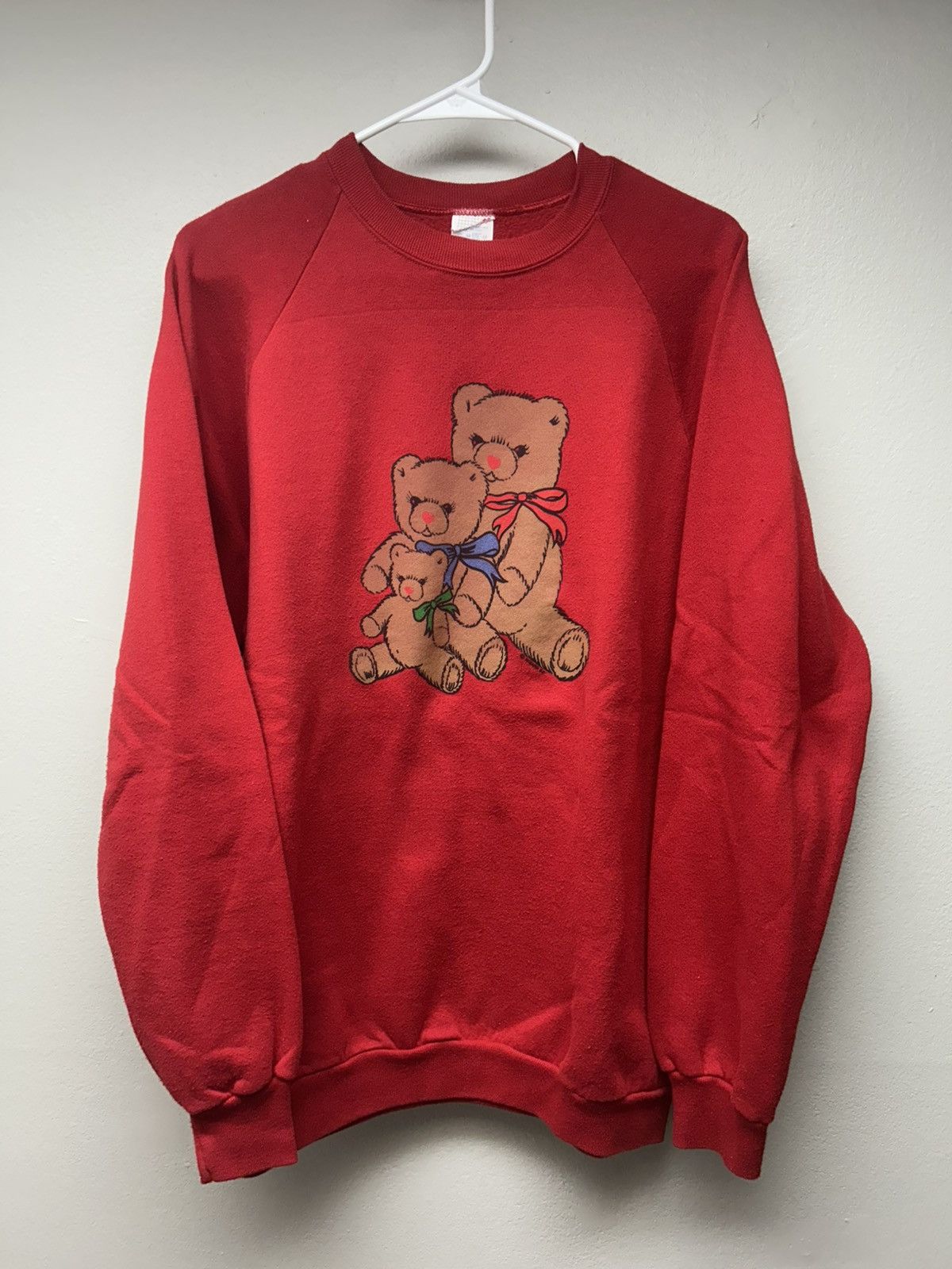 Vintage Vintage ‘85 Evil Bears Family Red Sweater Size US XXL / EU 58 / 5 - 1 Thumbnail