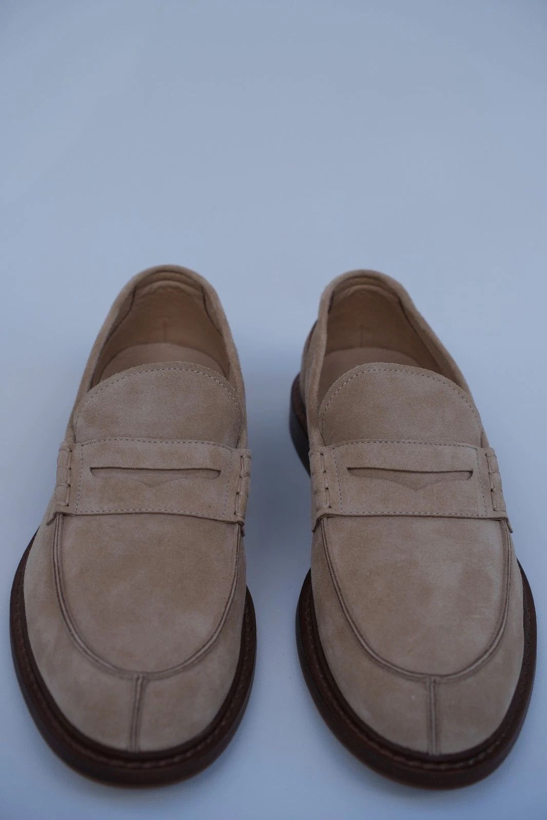 Brunello Cucinelli New Brunello Cucinelli Penny Loafer Beige UK 7 US 8 EU 41 Size US 8 / EU 41 - 2 Thumbnail