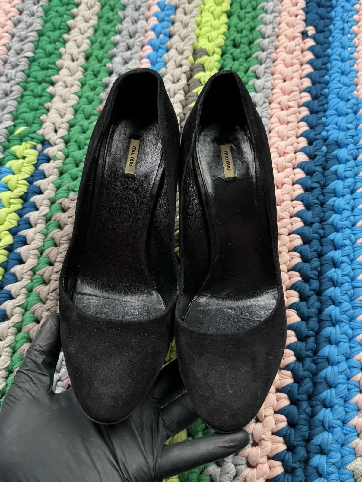 Miu Miu Miu Miu Vintage Suede Heels Size US 9 / IT 39 - 7 Thumbnail
