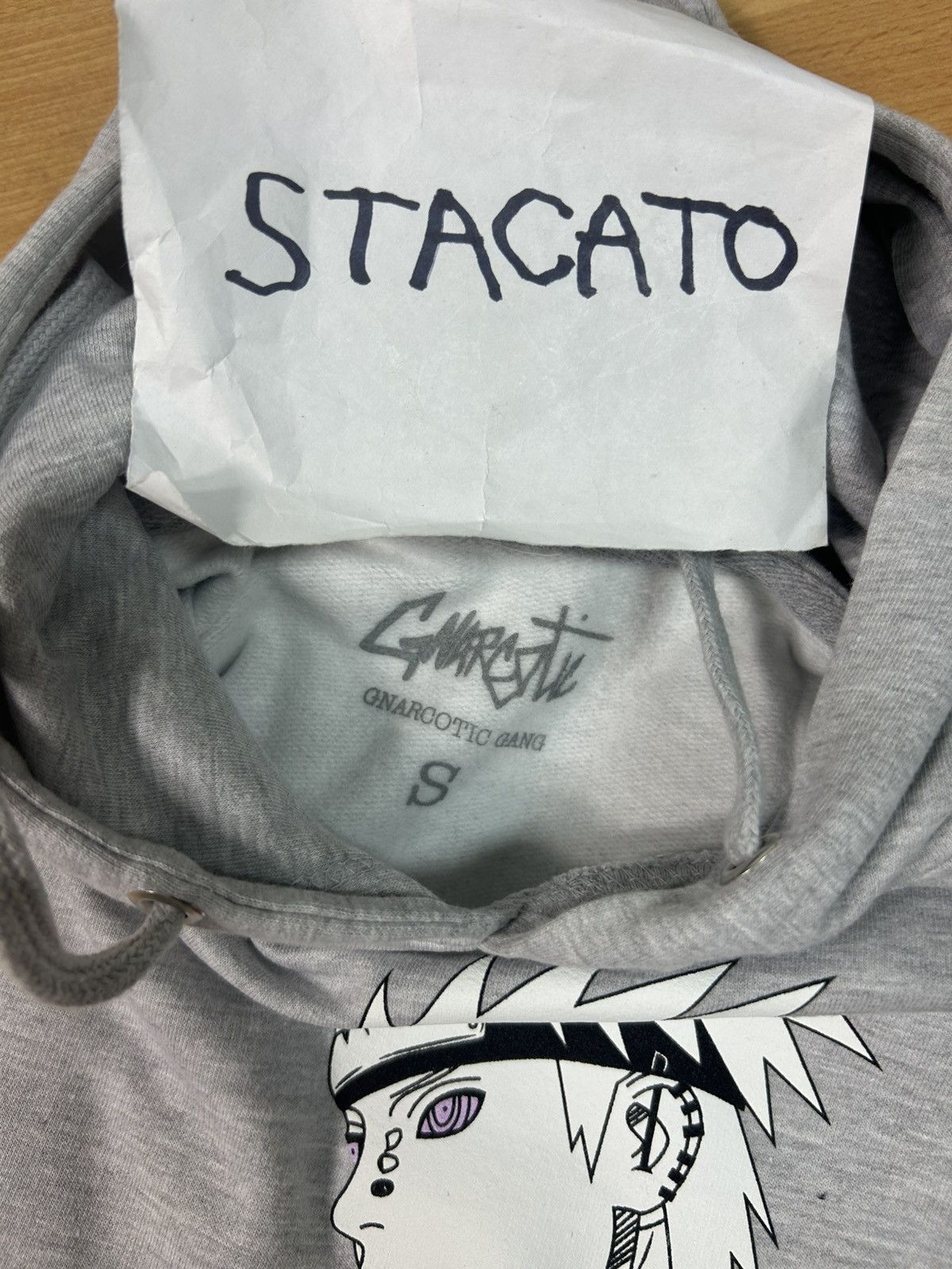 Gnarcotic × Rap Tees Gnarcotic Naruto Pain Hoodie Grey Size US S / EU 44-46 / 1 - 4 Thumbnail