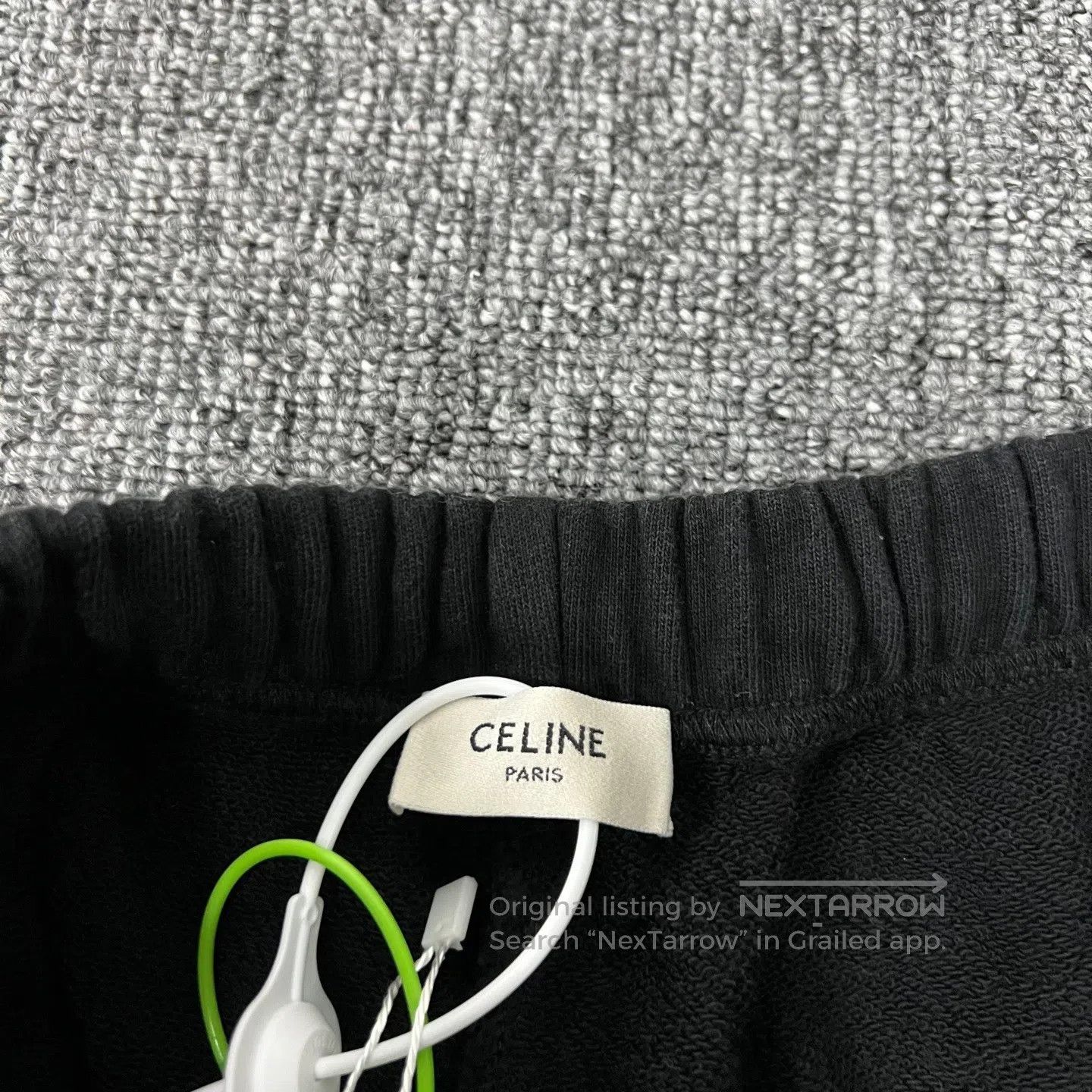 Celine CELINE SIZE XL Alphabet logo black shorts| Size 30" / US 8 / IT 44 - 5 Thumbnail