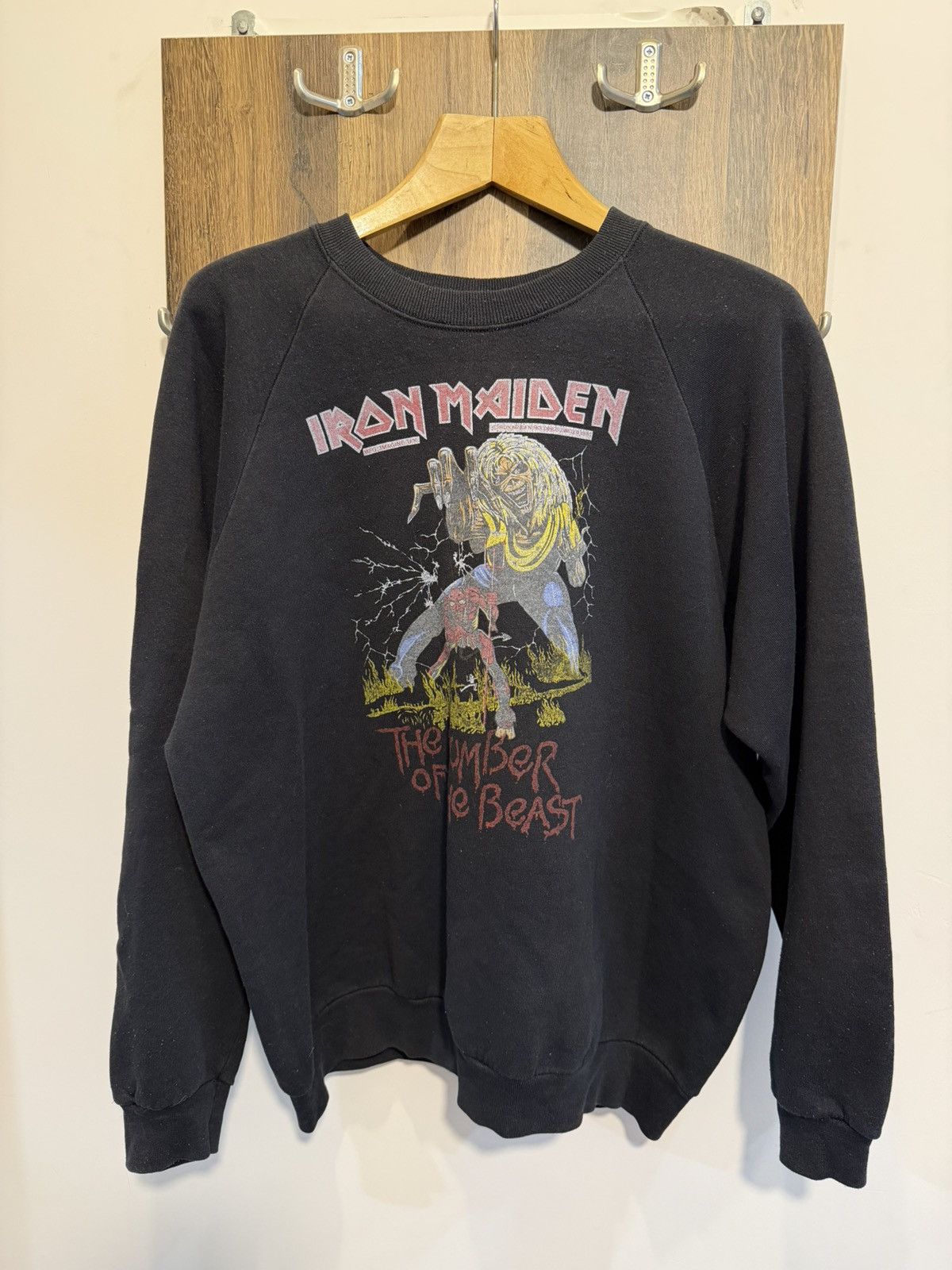 Vintage Iron Maiden “The Number of the Beast” Sweatshirt