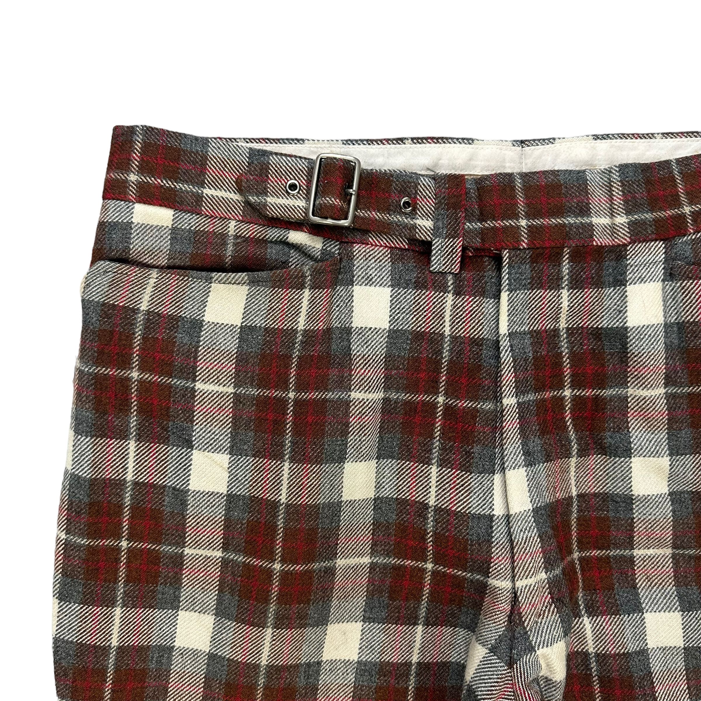 Dunlop DUNLOP CHECKED VINTAGE TROUSERS / CASUAL PANT #8007-71 Size US 33 - 3 Thumbnail