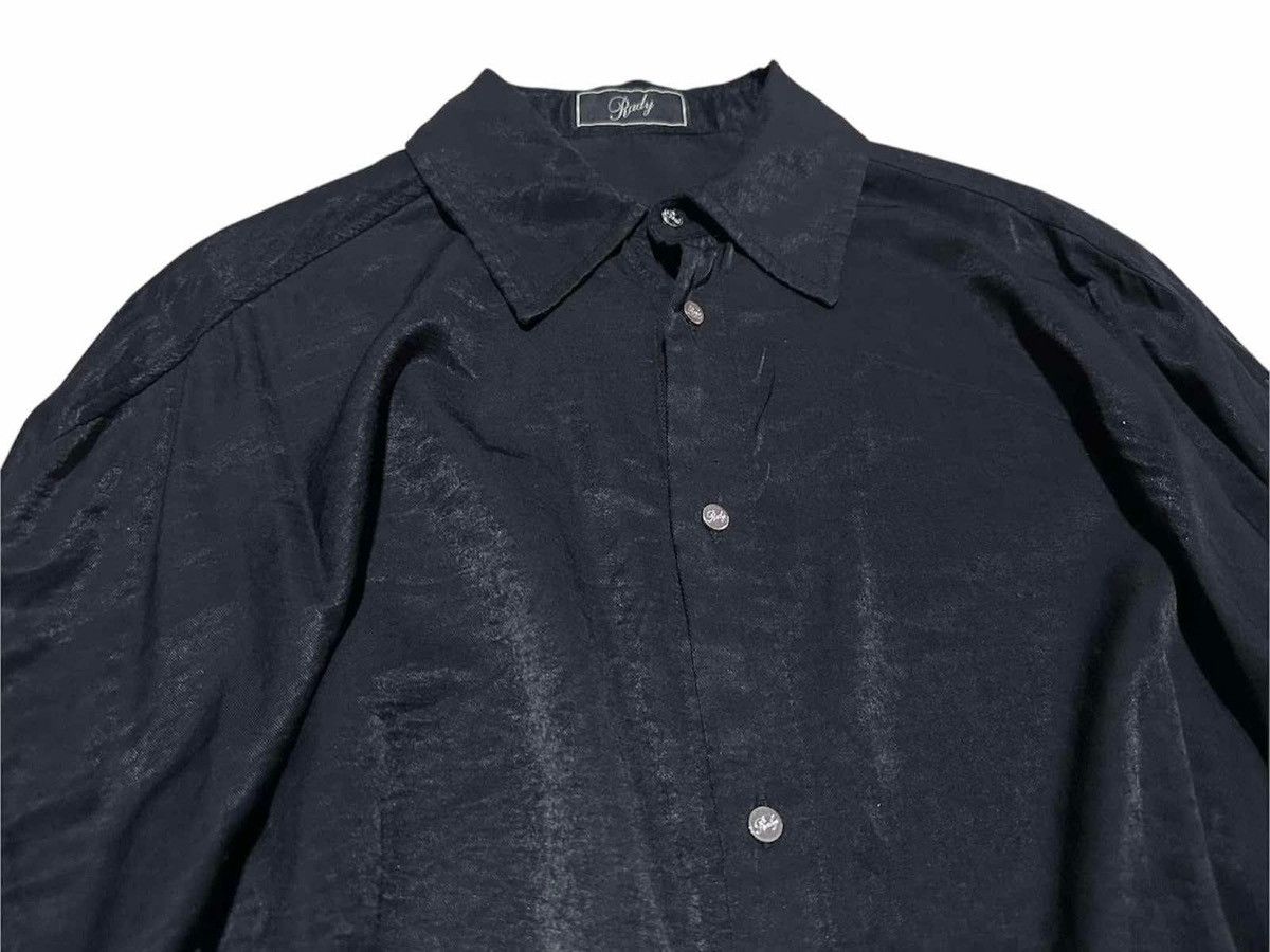 Hysteric Glamour × If Six Was Nine × Le Grande Bleu (L.G.B.) 🔥Japanese Y2K Rady Shirt Black Sheer Goth Punk Size US XL / EU 56 / 4 - 4 Thumbnail