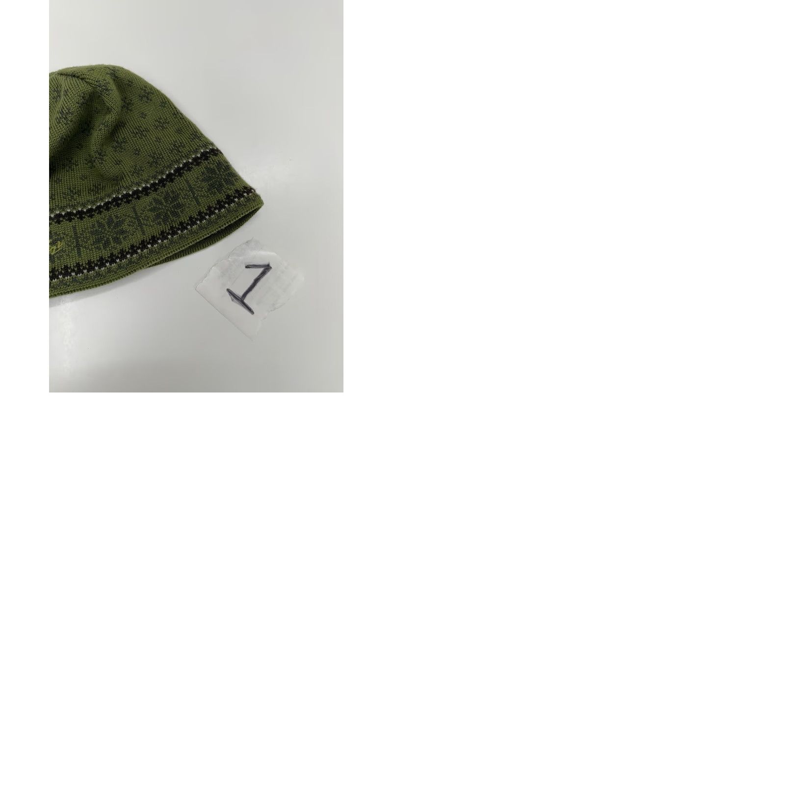 Vintage Merkley Headgear Hat Green Snowflake Wool Polartec Beanie Winter Lined Polo? Size ONE SIZE - 9 Thumbnail