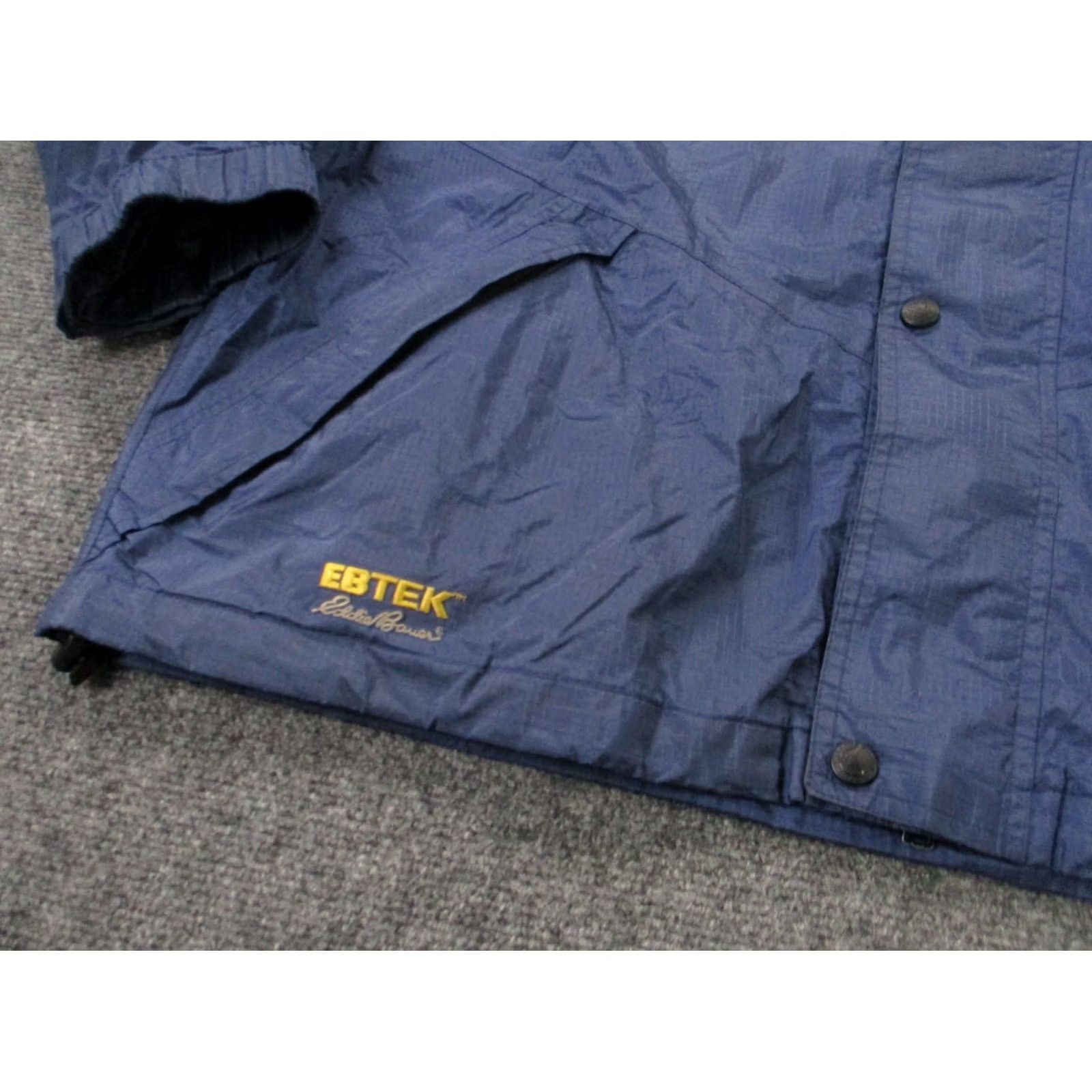 Eddie Bauer Eddie Bauer Jacket Men L Blue Ebtek Hiking Rain Coat Outdoor Windbreaker Zip Full Zip Hooded Water Resistant Lightweight Pockets Size US L / EU 52-54 / 3 - 7 Thumbnail