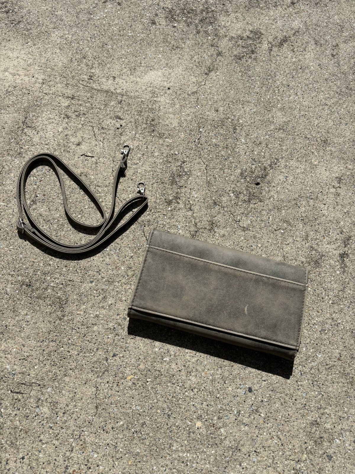 Yohji Yamamoto Y’s By Yohji Yamamoto Sand Washed Leather Wallet Size ONE SIZE - 3 Thumbnail