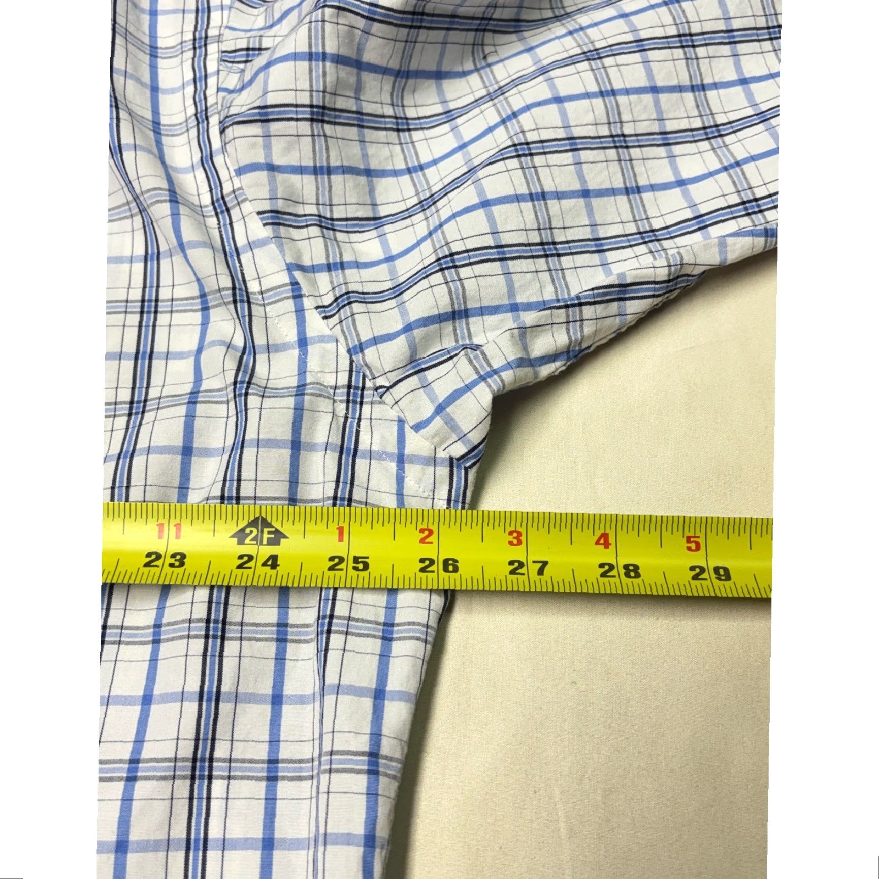 Polo Ralph Lauren Polo Ralph Lauren Blake Mens Large Blue White Plaid Cotton Button Down Shirt L Size US L / EU 52-54 / 3 - 7 Thumbnail
