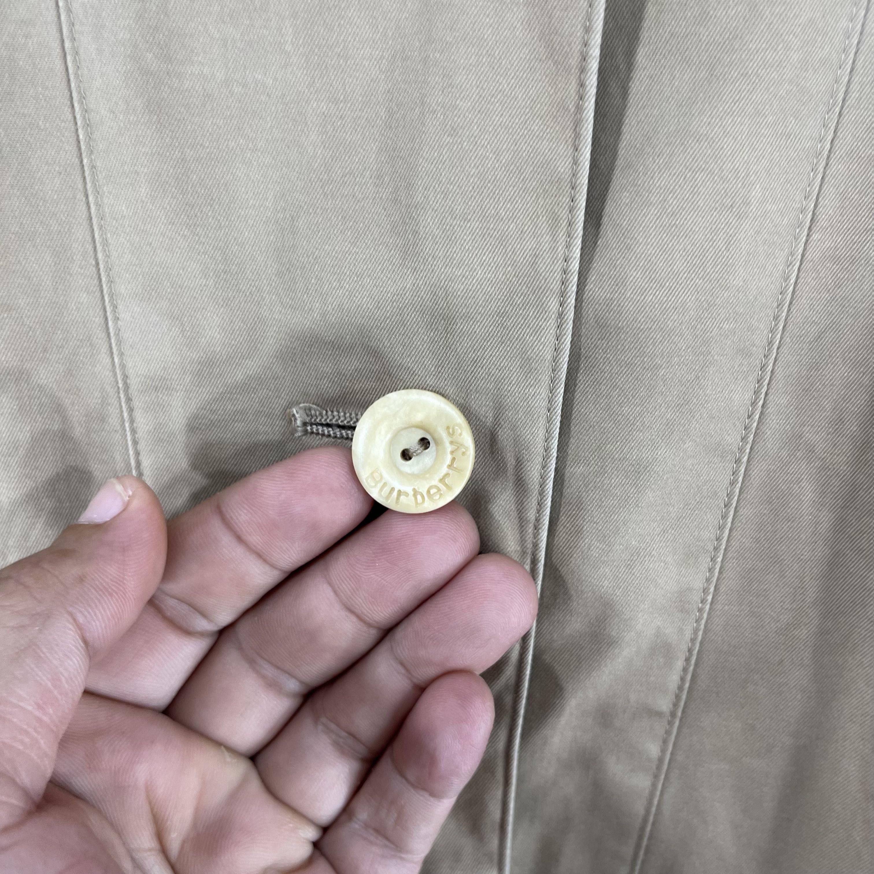 Burberry × Vintage Vintage 90s BURBERRYS England Casual Button Up Jacket Size M / US 6-8 / IT 42-44 - 5 Thumbnail