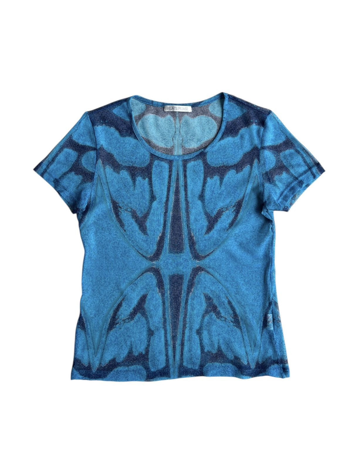 Pleats Please Issey Miyake Pleats Please ‘Tattoo” Mesh Tops Size S / US 4 / IT 40 - 2 Thumbnail