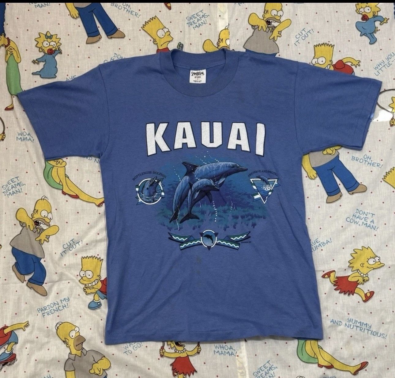 Vintage Vintage 90s Kauai Shirt Dolphins Single Stitch Medium Hawaii Size US M / EU 48-50 / 2 - 2 Thumbnail