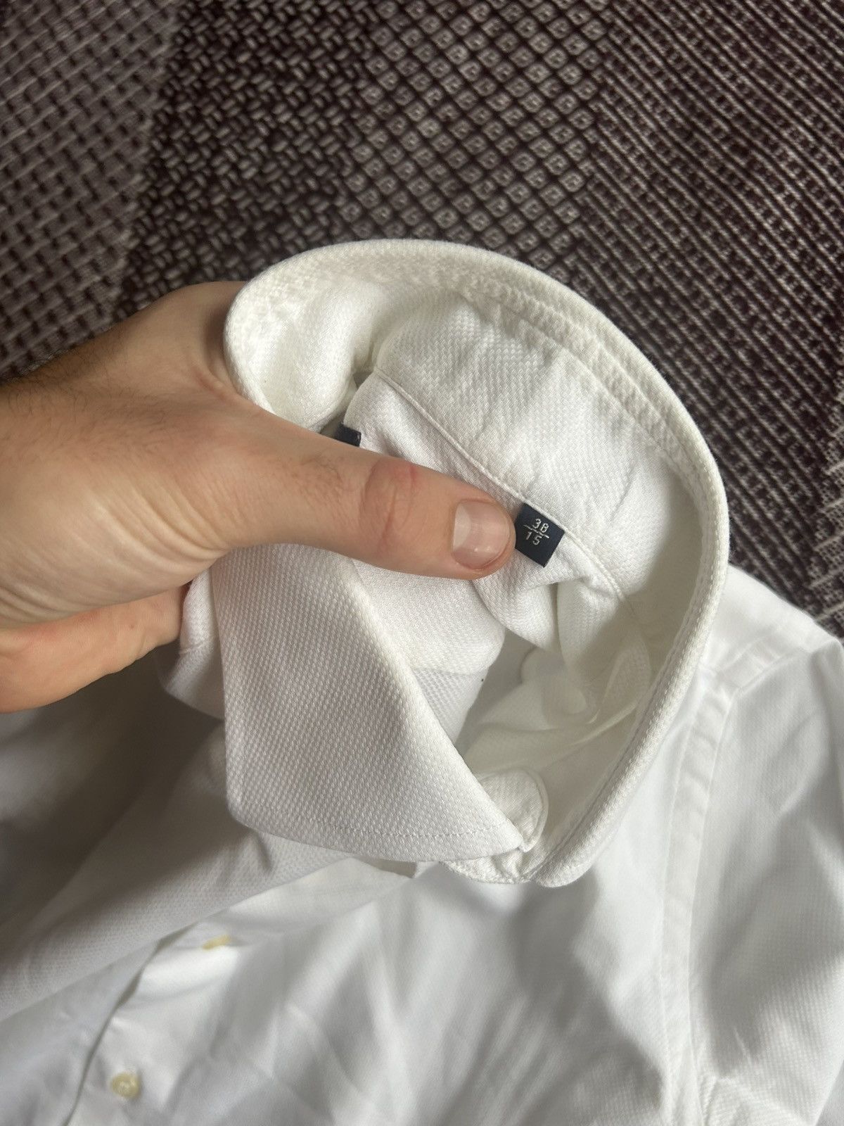 Boggi Boggi Milano White Shirt Mens Regular Fit Solid Style Size M Size US M / EU 48-50 / 2 - 9 Thumbnail
