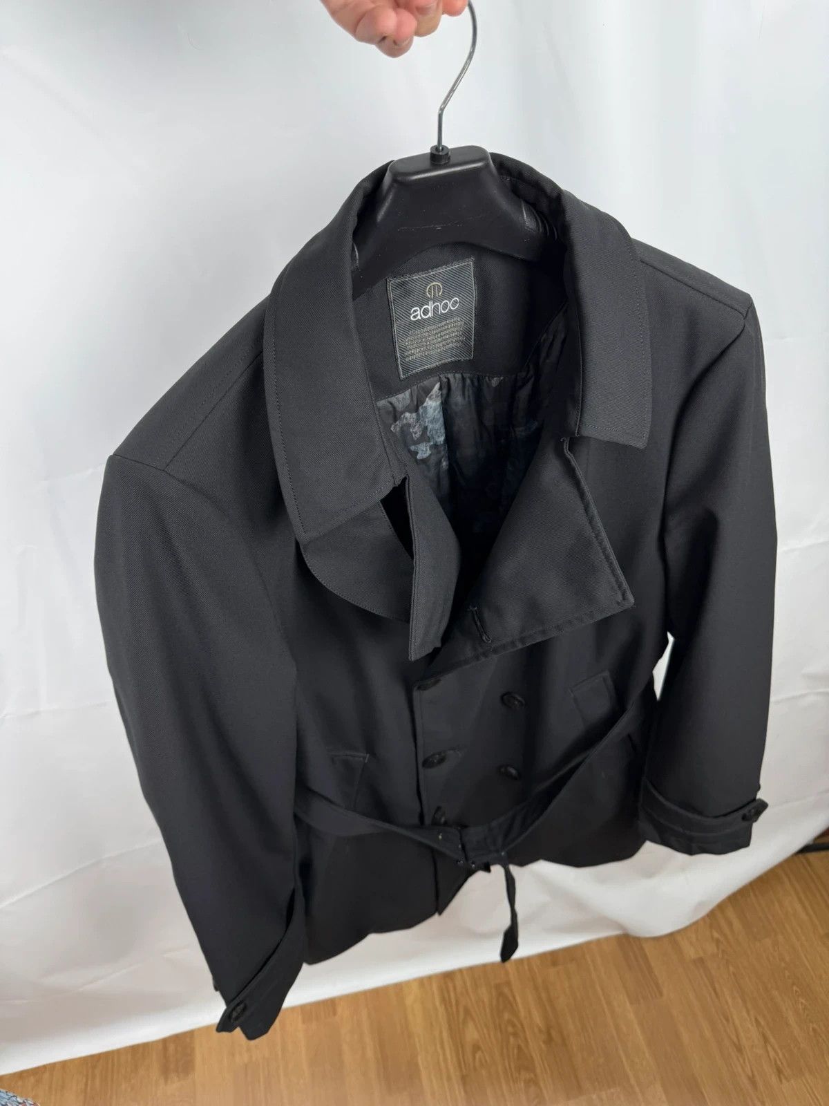 Other Adhoc Men Trench Coat Warm Belted Polyester size 50 Size US M / EU 48-50 / 2 - 11 Thumbnail