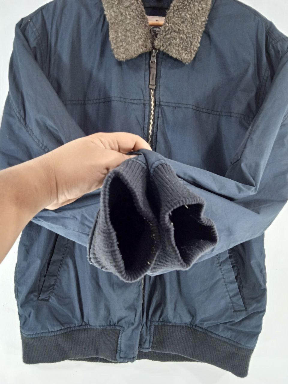Japanese Brand × Vintage Vintage Rare Design Mohair Bomber Jacket Size US L / EU 52-54 / 3 - 7 Thumbnail