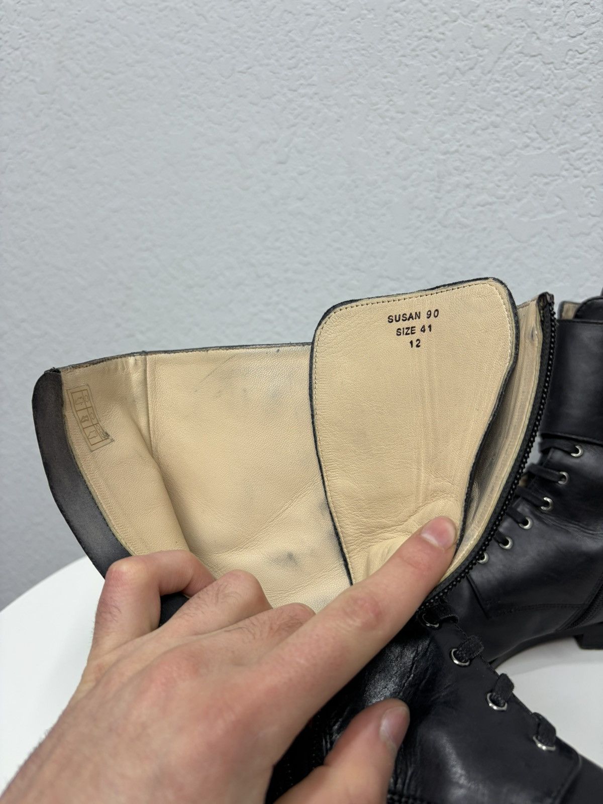 Melvin & Hamilton Vintage 00s Black Leather Side Zip Boots Guidi Marsell Style Size US 8 / EU 41 - 19 Thumbnail