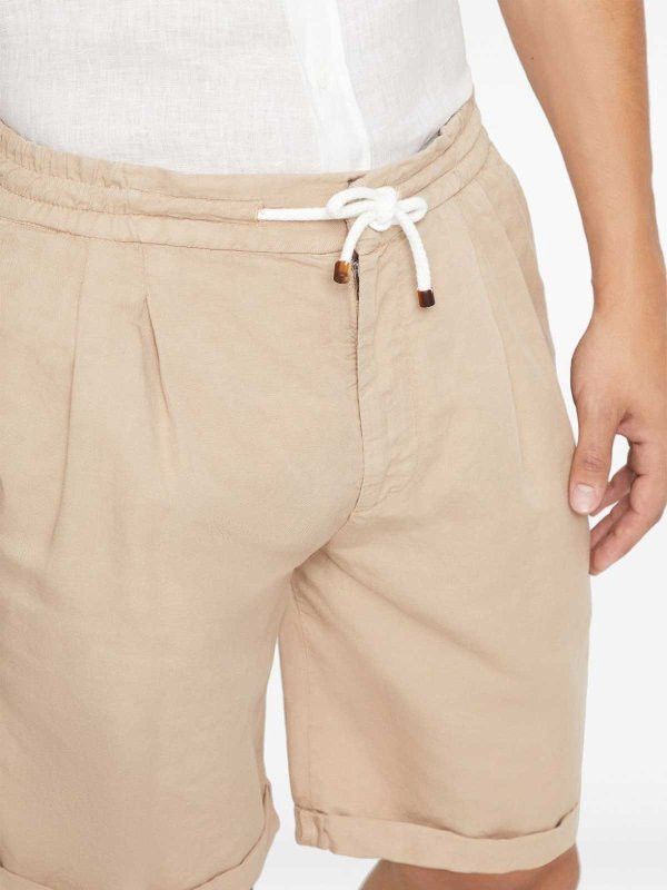 Brunello Cucinelli Dyed Bermuda Shorts in Medium Brown Size US 34 / EU 50 - 3 Thumbnail