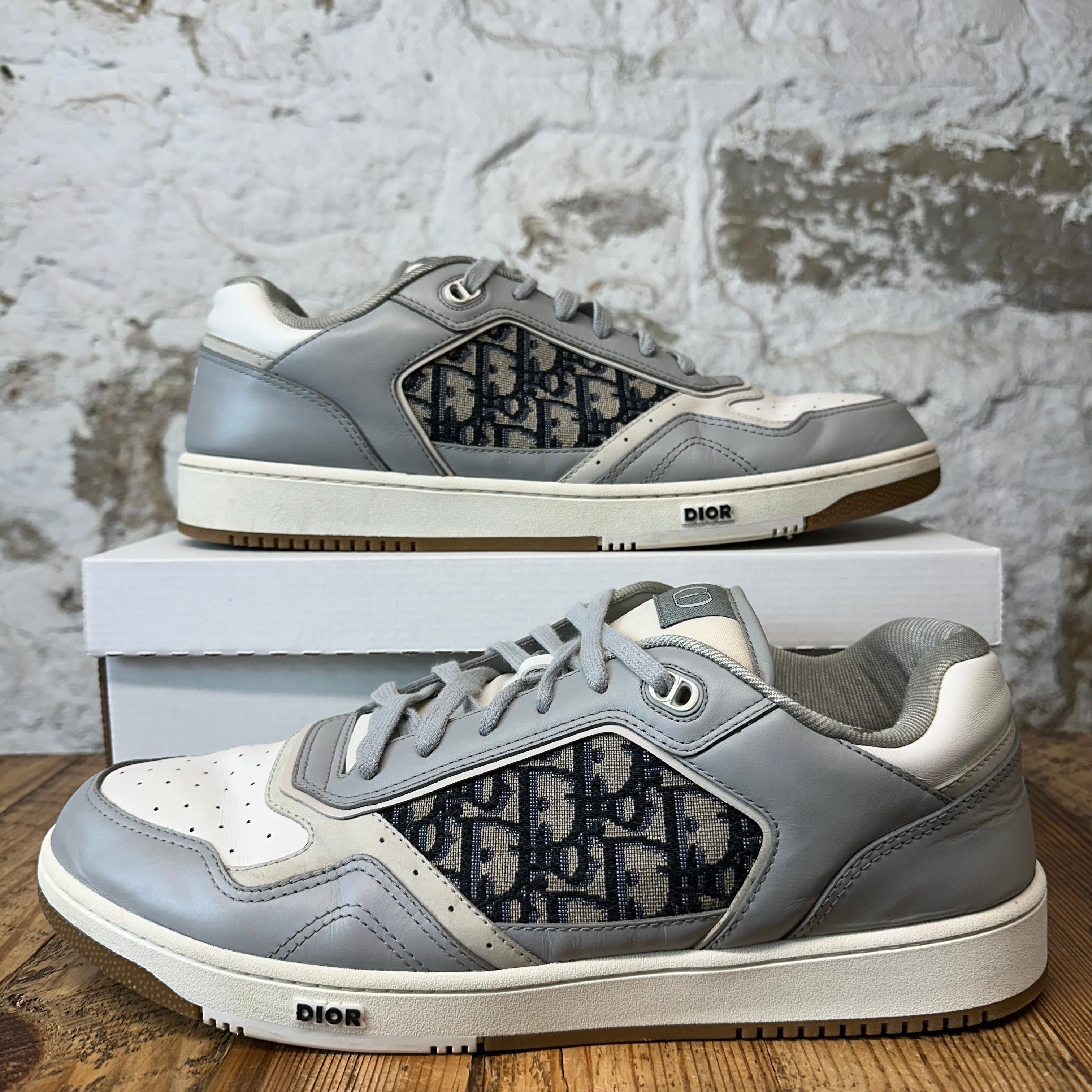 Dior Dior B27 Oblique Grey White Sneaker Sz 16 (49) Size US 15 / EU 48 - 1 Thumbnail
