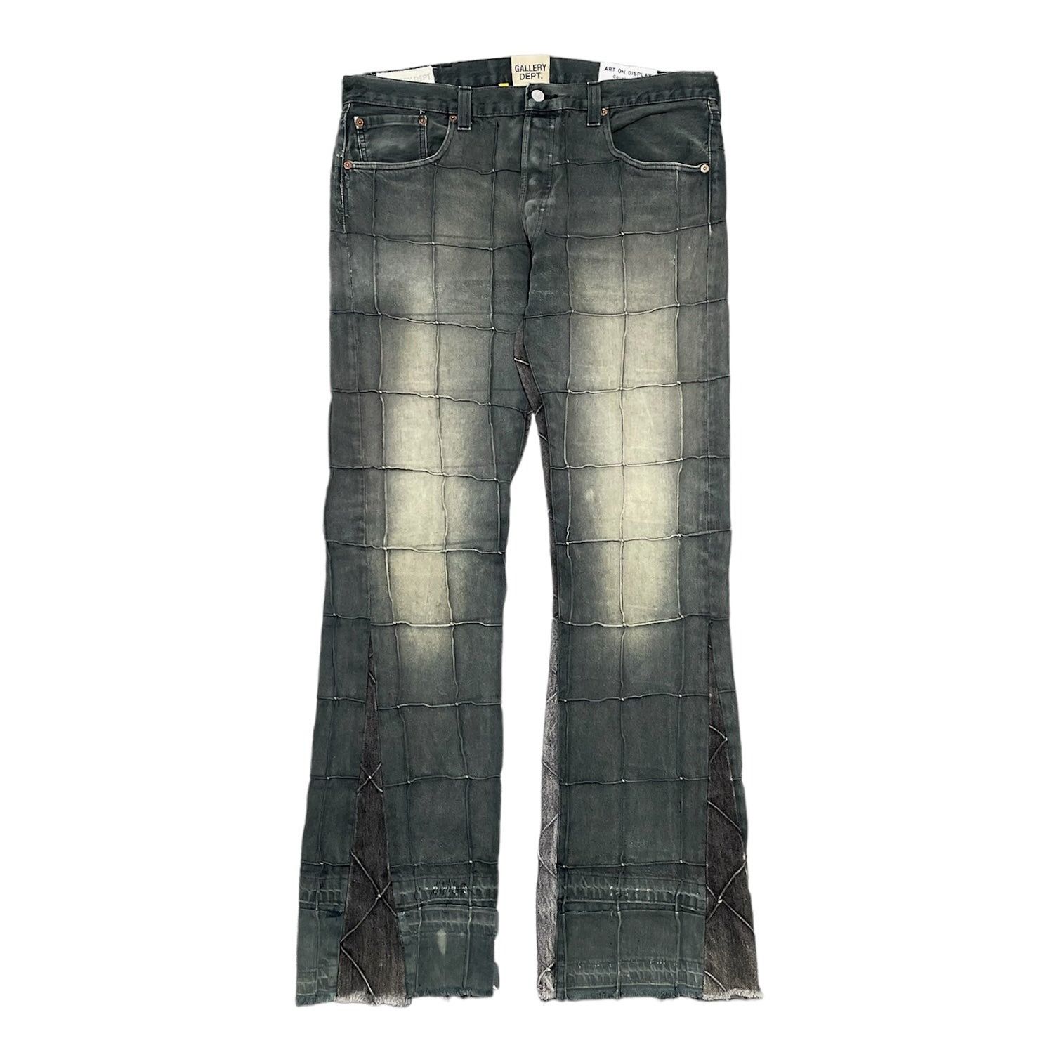 image of Gallery Dept Gallery Department Lenny Flare Denim Jeans Washed Black, Men's (Size 36)