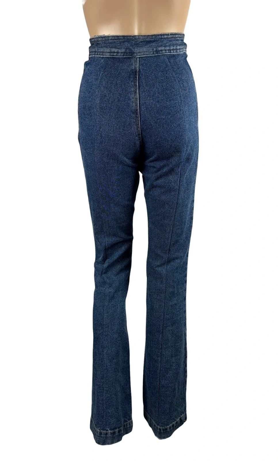 Sezane Sezane Tommy Trousers Denim Flare size 34 Size 25" / US 0 / IT 36 - 8 Thumbnail