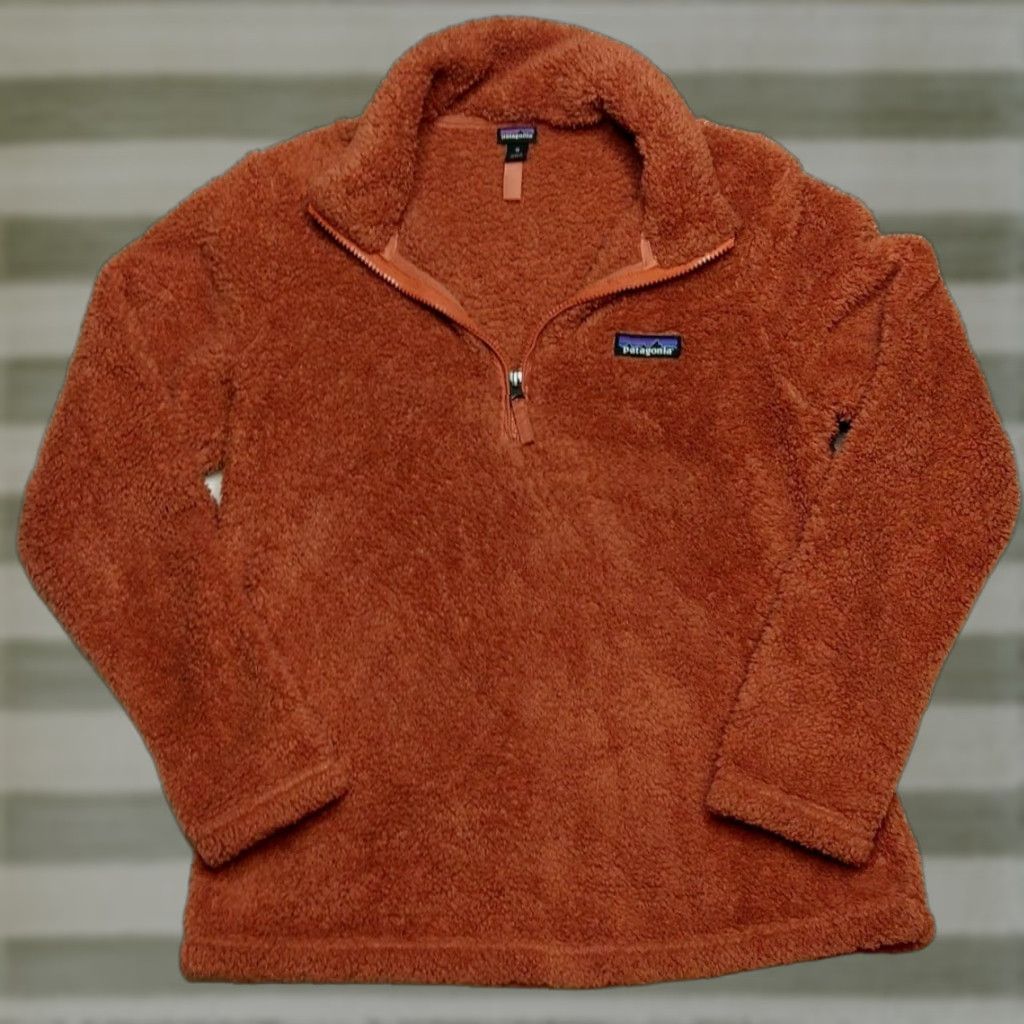 Patagonia Patagonia Women's Los Gatos 1/4 Zip Fleece Pullover Rust Burnt Orange M Jacket Size M / US 6-8 / IT 42-44 - 1 Thumbnail