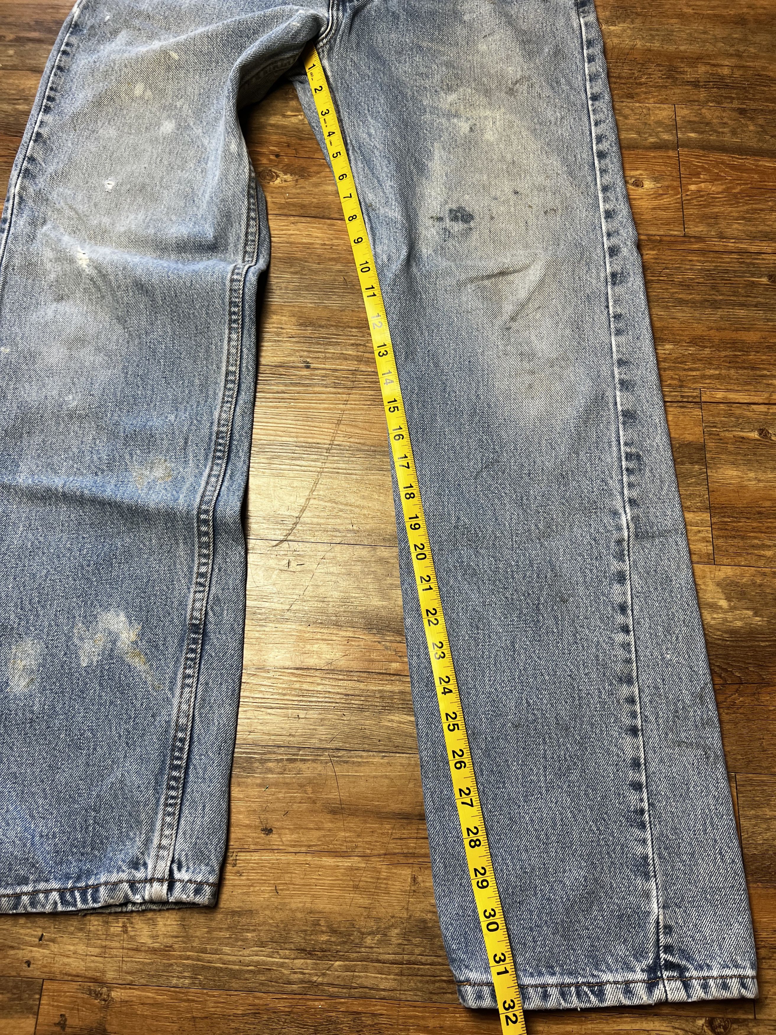 Levi's Vintage Clothing Vintage 505 Levi's Regular Fit Straight Leg Zipper Fly Denim Size US 34 / EU 50 - 6 Thumbnail