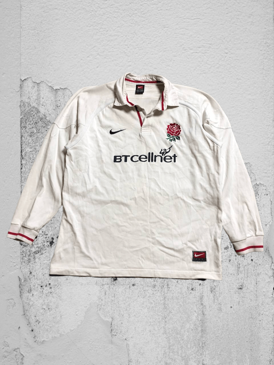 Nike Nike Team England Rugby Shirt Jersey Long Sleeve Vintage Size US XL / EU 56 / 4 - 1 Thumbnail