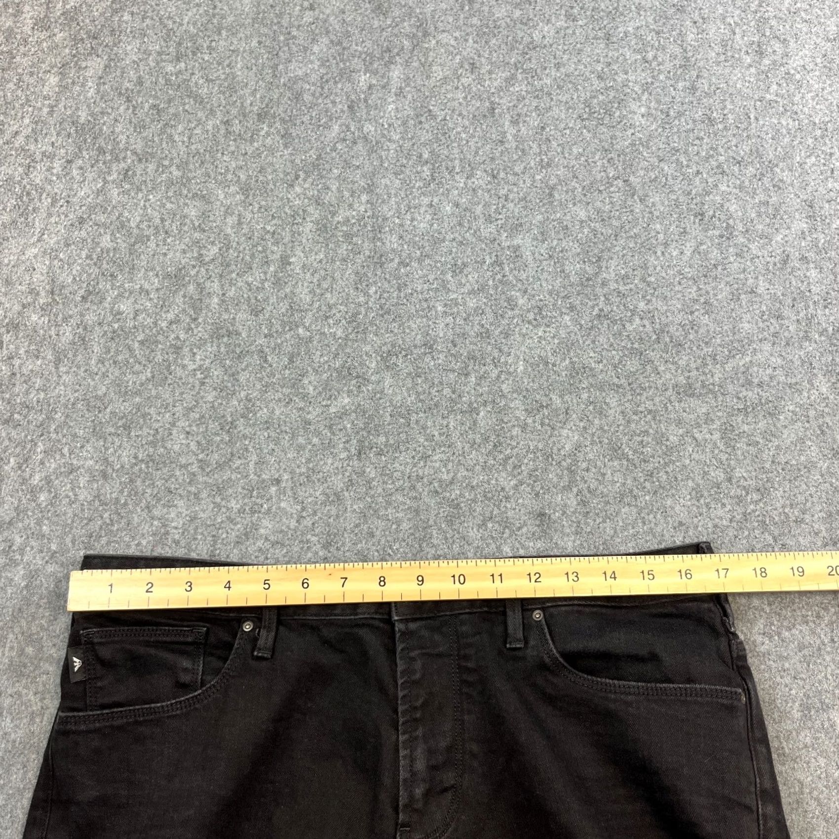 Emporio Armani Emporio Armani Jeans Slim Tapered 34 30 Dark Wash Black Stretch J06 GA Mens Regular Denim 5-Pocket Size US 34 / EU 50 - 6 Thumbnail