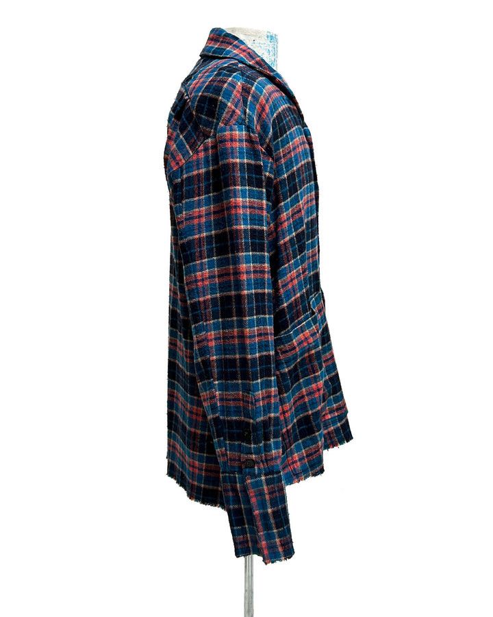 Greg Lauren $850 Greg Lauren Boxy Plaid Shirt Size US M / EU 48-50 / 2 - 2 Thumbnail