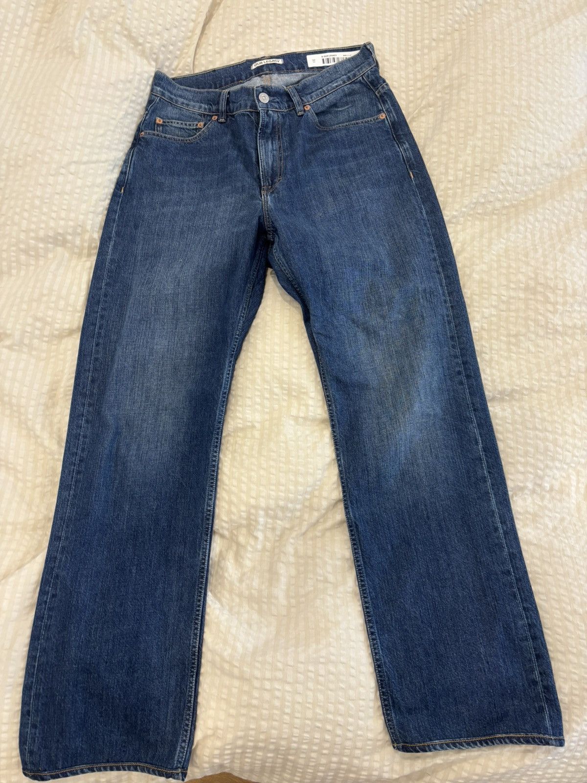 Our Legacy Blue second cut denim Size US 32 / EU 48 - 1 Thumbnail