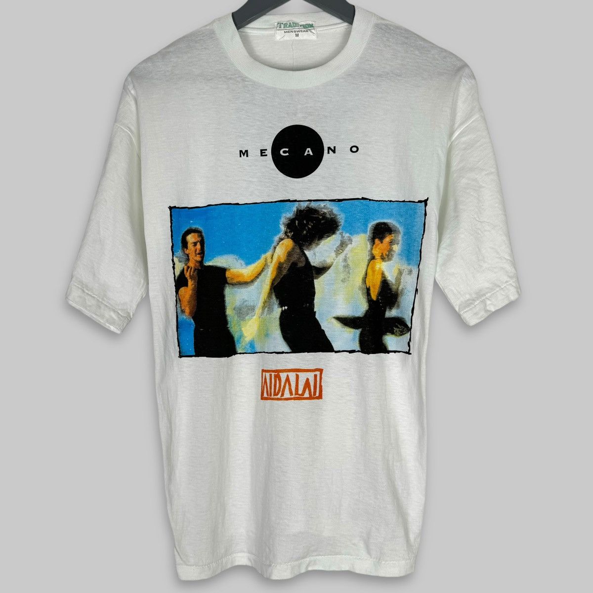 Band Tees Vintage 1991 Mecano Aidalai Tour T Shirt Size US M / EU 48-50 / 2 - 1 Thumbnail
