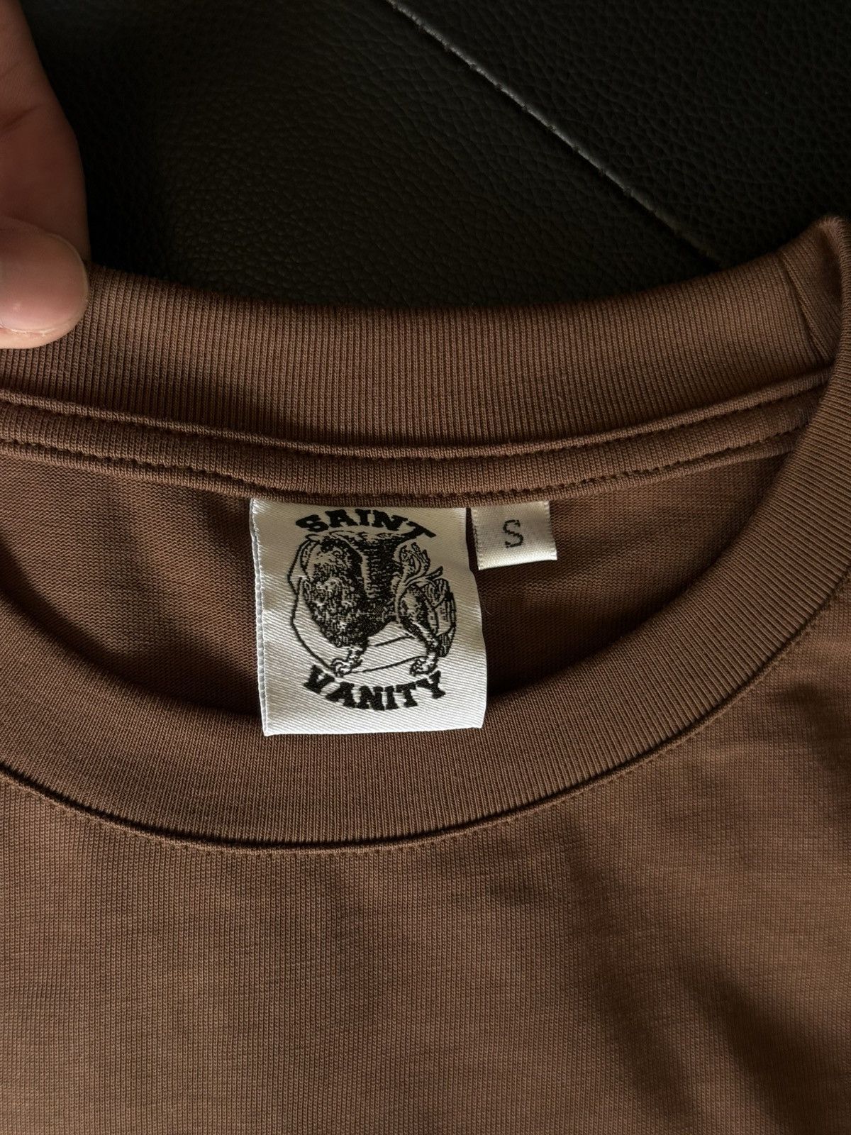 Saint Vanity Saint Vanity UNRELEASED Tee Shirt Logo Brown Size S (NEW) Size US S / EU 44-46 / 1 - 5 Thumbnail