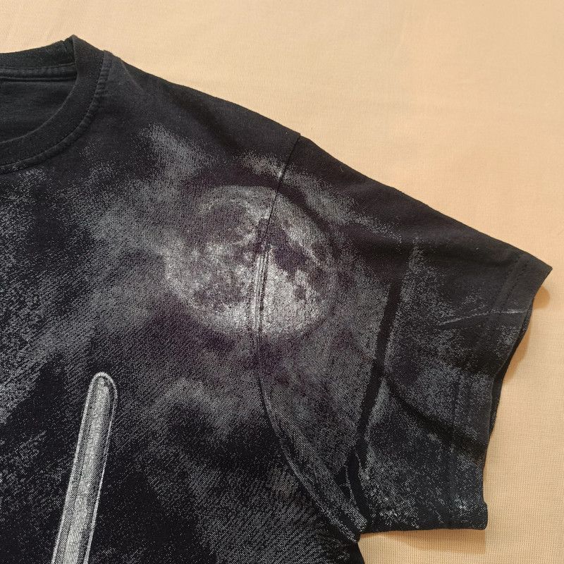 Fruit Of The Loom Truckers Black Tshirt Big Graphic Print Wolf Truck Mens M Size US M / EU 48-50 / 2 - 7 Thumbnail