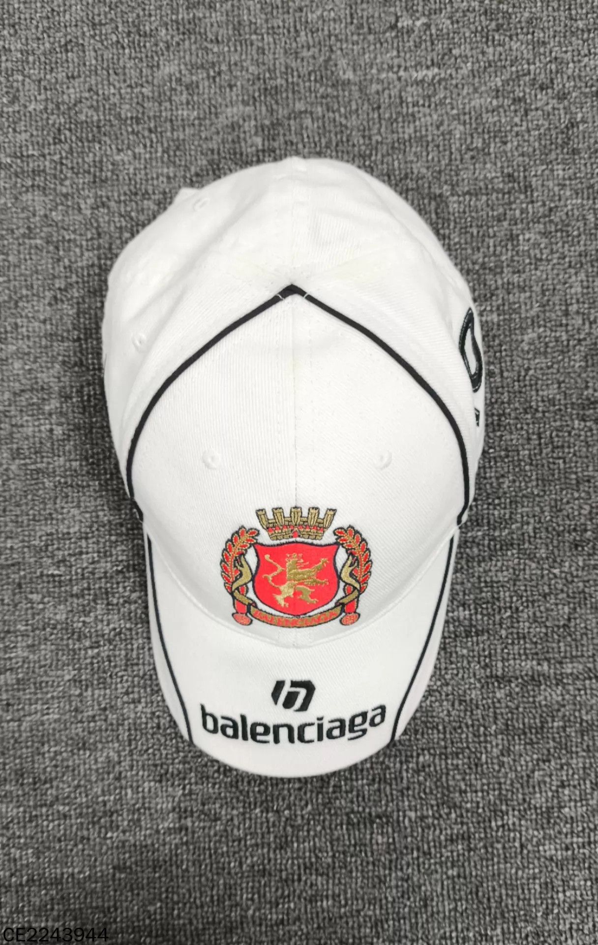 Balenciaga Balenciaga MU Embroidered Logo White Hat Size ONE SIZE - 2 Thumbnail