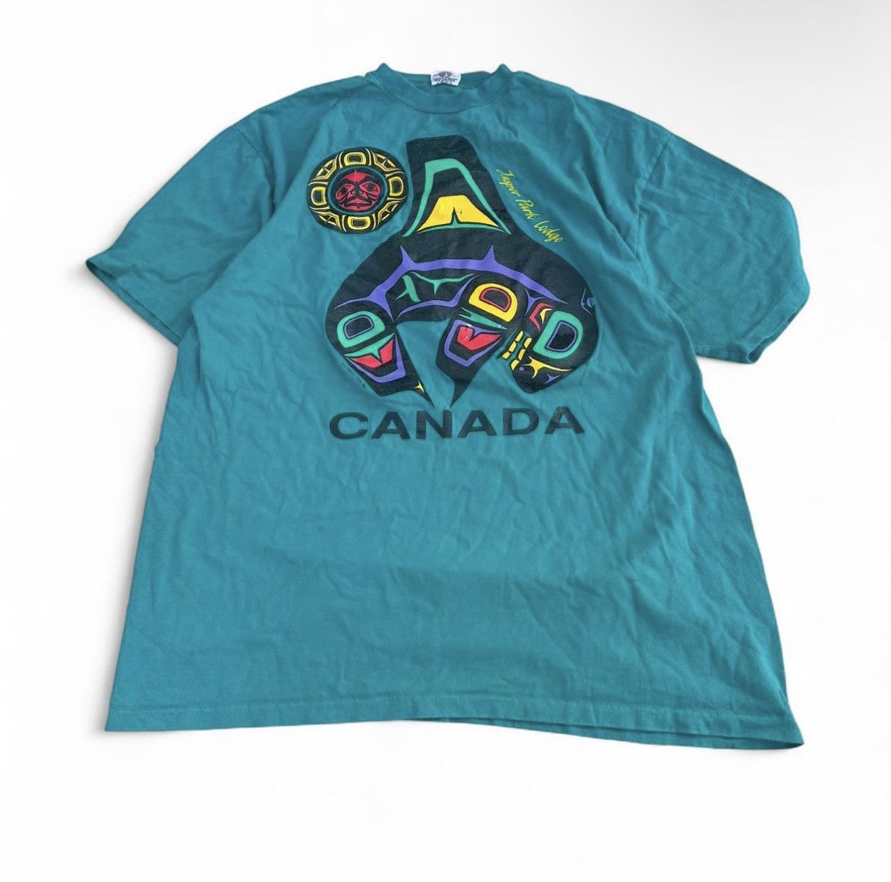 Vintage Vintage 80s 90s canada tee single stitch Size US XL / EU 56 / 4 - 1 Thumbnail