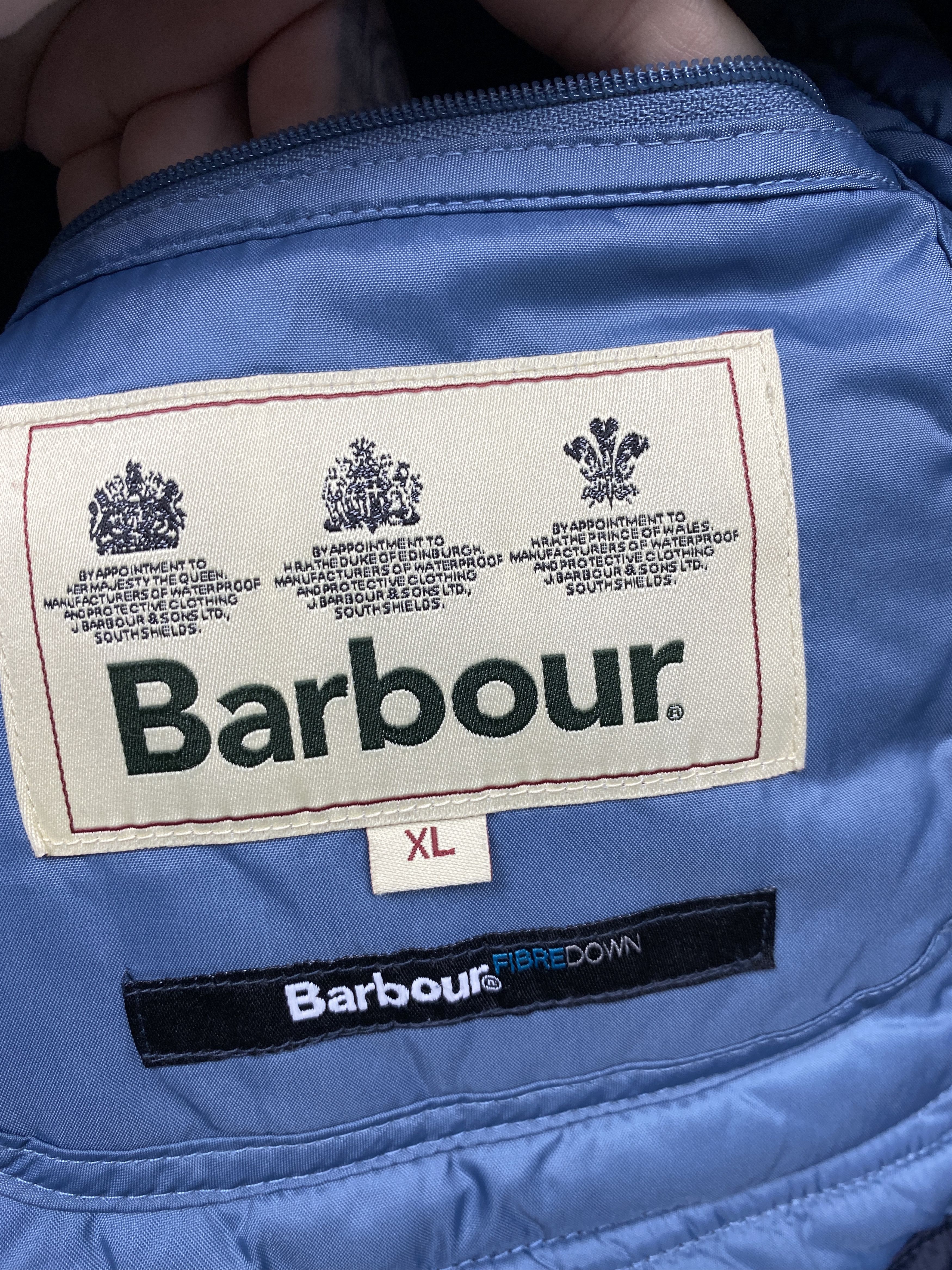 Barbour Barbour Vintage Mens Colwarmth Nylon Puffer Vest Size US XL / EU 56 / 4 - 8 Thumbnail