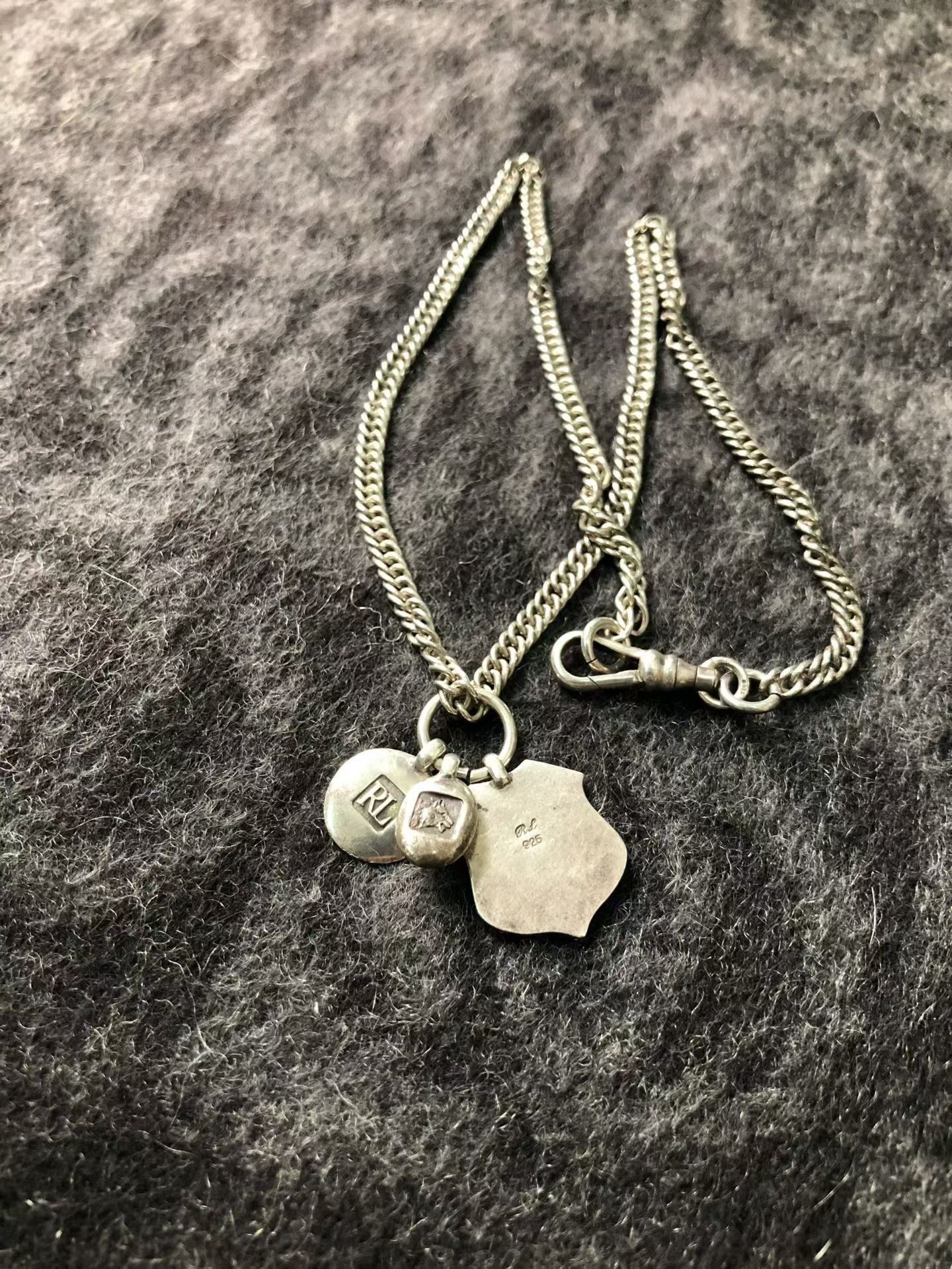 Ralph Lauren Vintage Ralph Lauren 925 Silver Necklace Size ONE SIZE - 1 Thumbnail