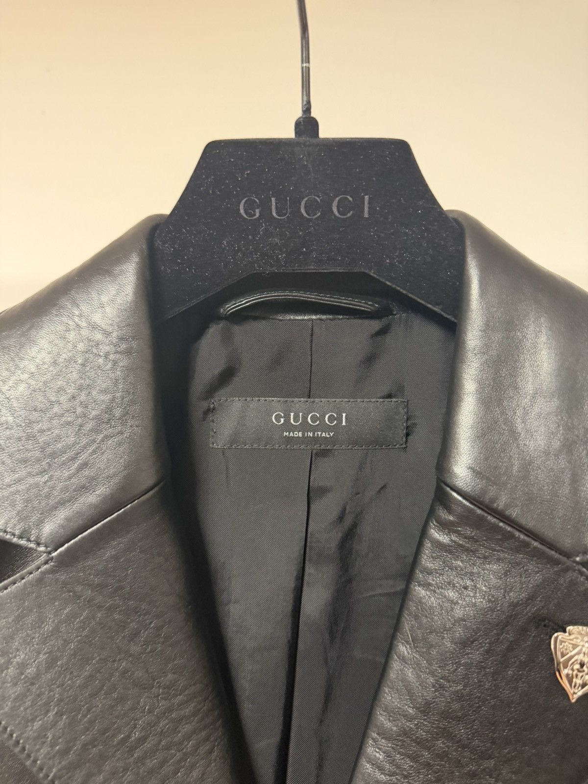 Gucci DEMNA - SS26 La Famiglia Soft Nappa Leather Coat 48 Size US M / EU 48-50 / 2 - 3 Thumbnail