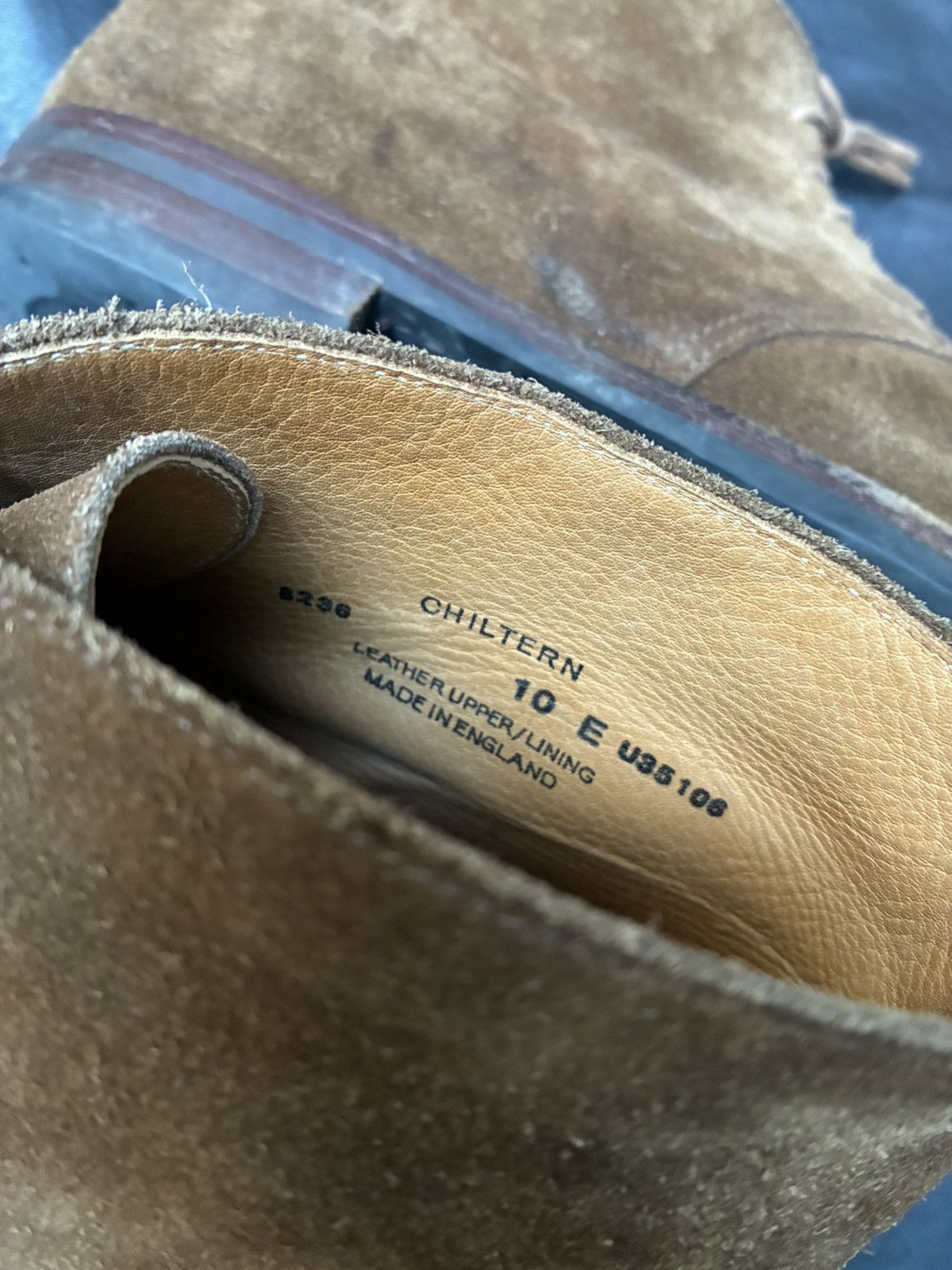 Crockett & Jones SUEDE CROCKETT & JONES CHILTERN TOBACCO CHUKKA BOOTS Size US 11 / EU 44 - 1 Thumbnail