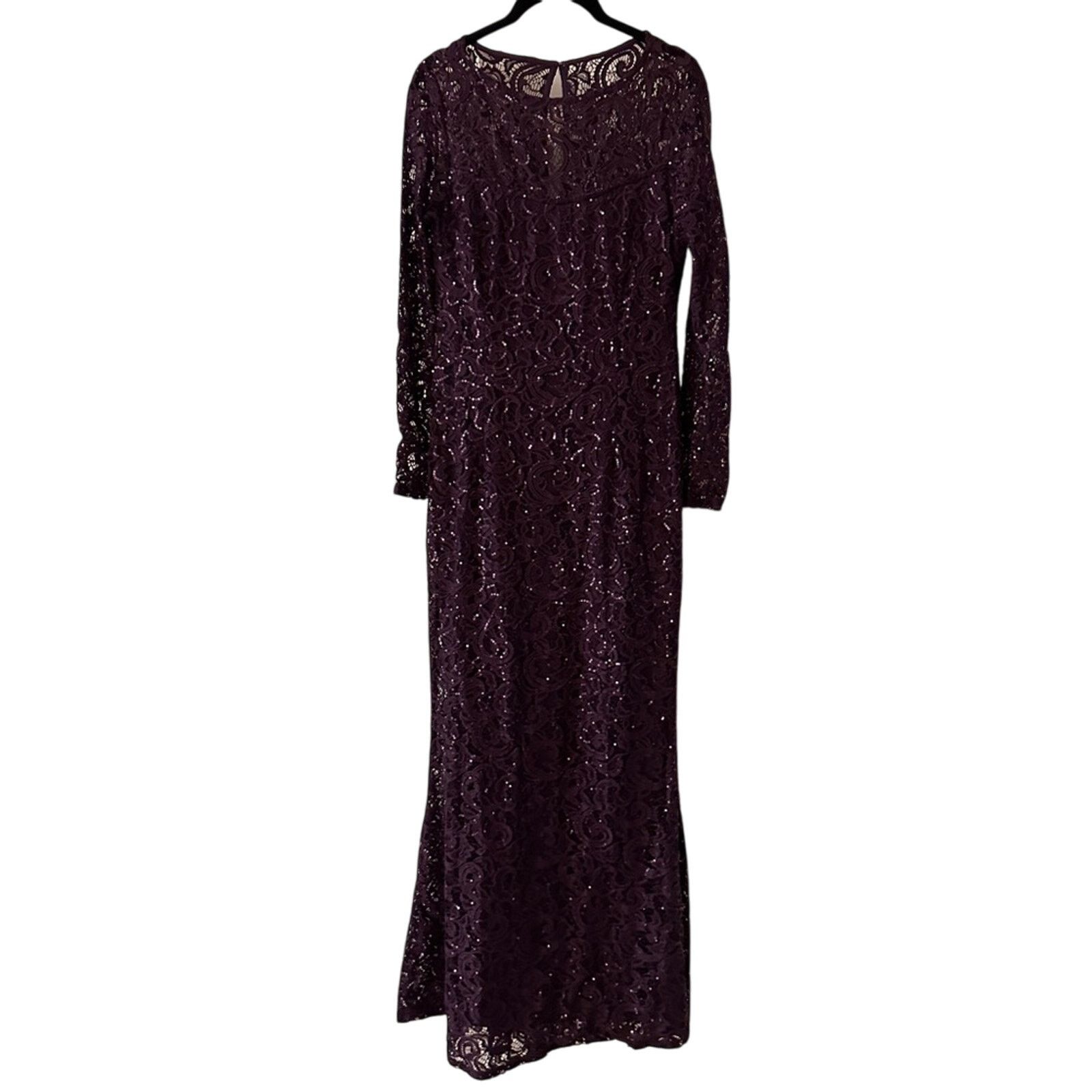 Other Marina purple lace and sequin size 10 Size L / US 10 / IT 46 - 1 Thumbnail