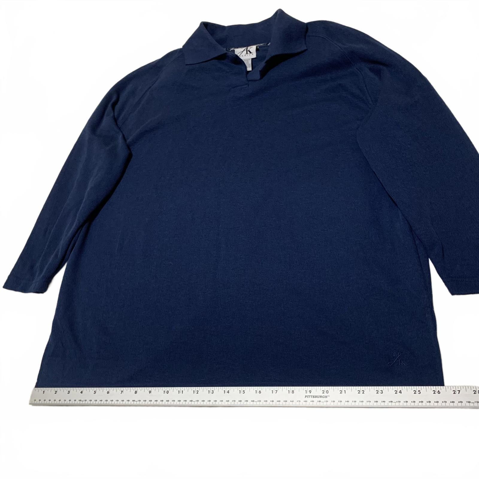 Other JK America Women's Size 18/20 Navy Blue Polo Shirt Size XXL / US 16-18 / IT 52-54 - 6 Thumbnail