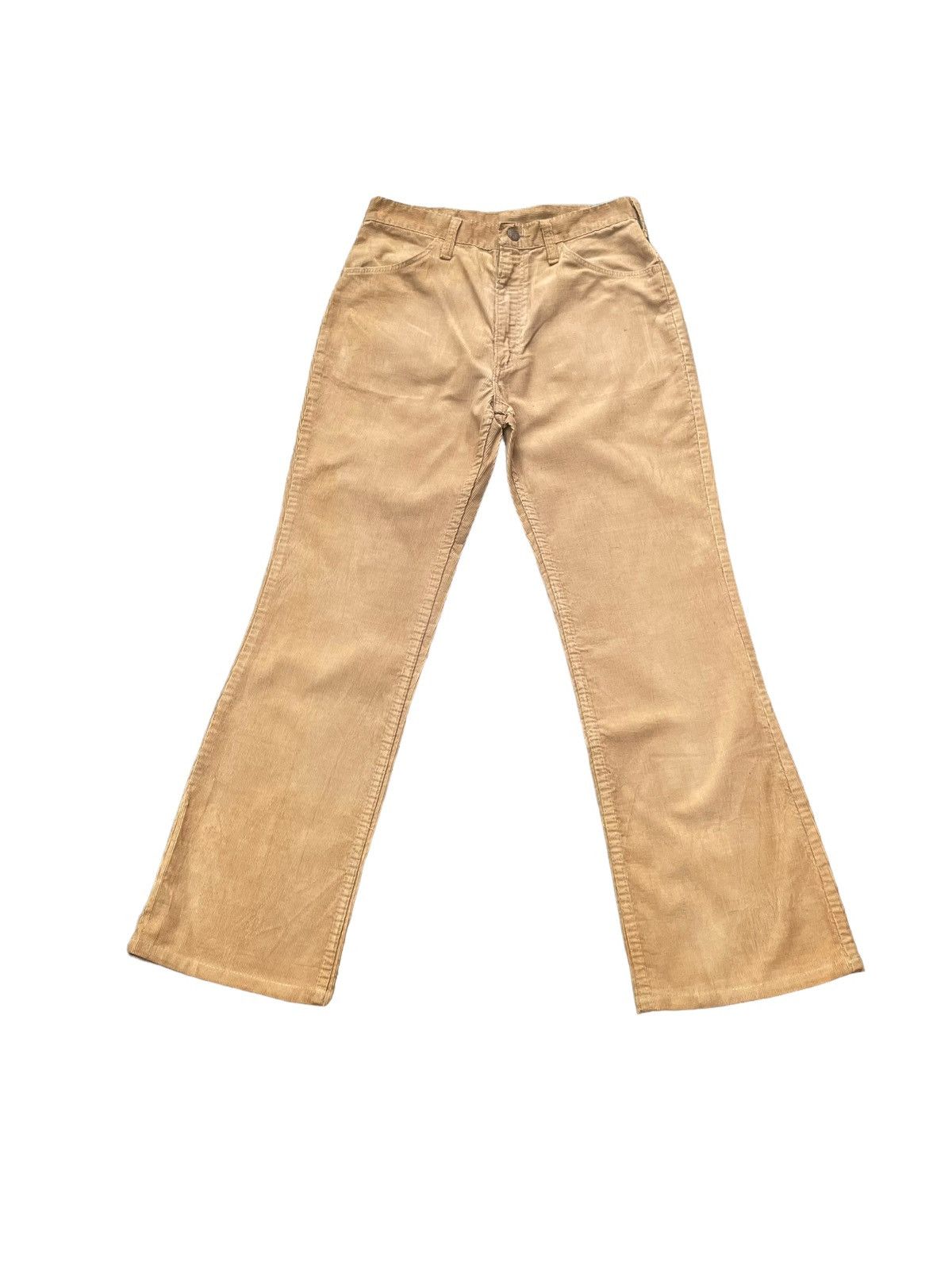 Rustler × Vintage × Wrangler Vintage 70’s Flare Rustler Wrangler Coduroy Size US 29 - 1 Thumbnail