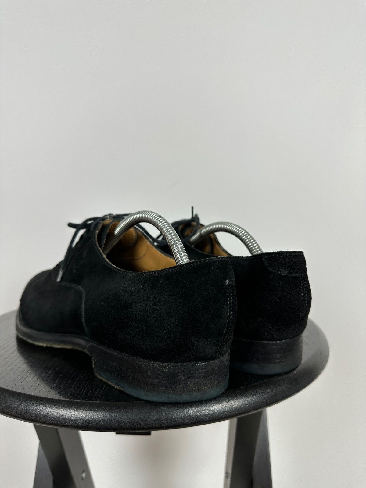 Gucci Gucci Black Suede Leather Oxford Dress Shoes Size US 9 / EU 42 - 5 Thumbnail